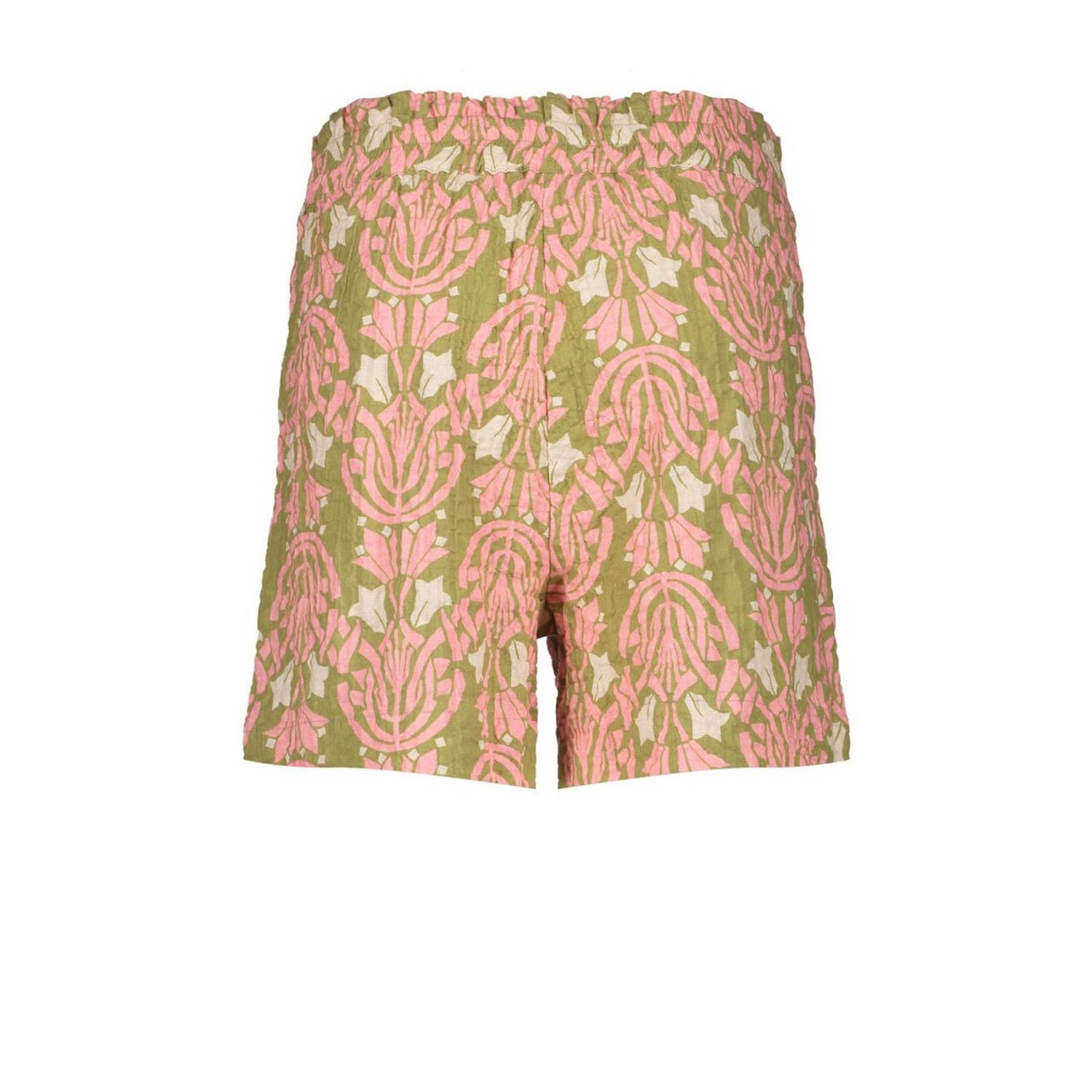 Geisha regular waist bermuda short groen