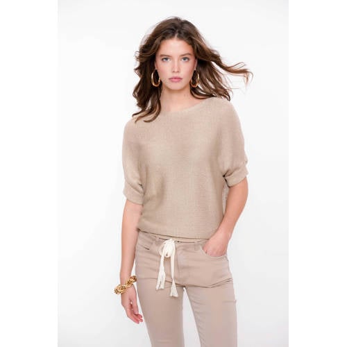 Geisha top beige gebreid afbeelding