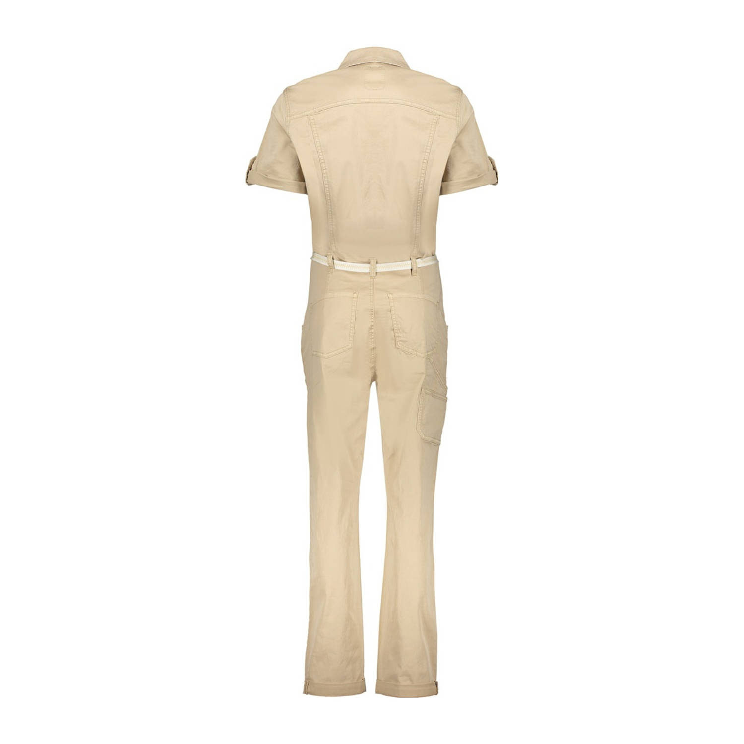 Geisha rechtvallend jumpsuit zand
