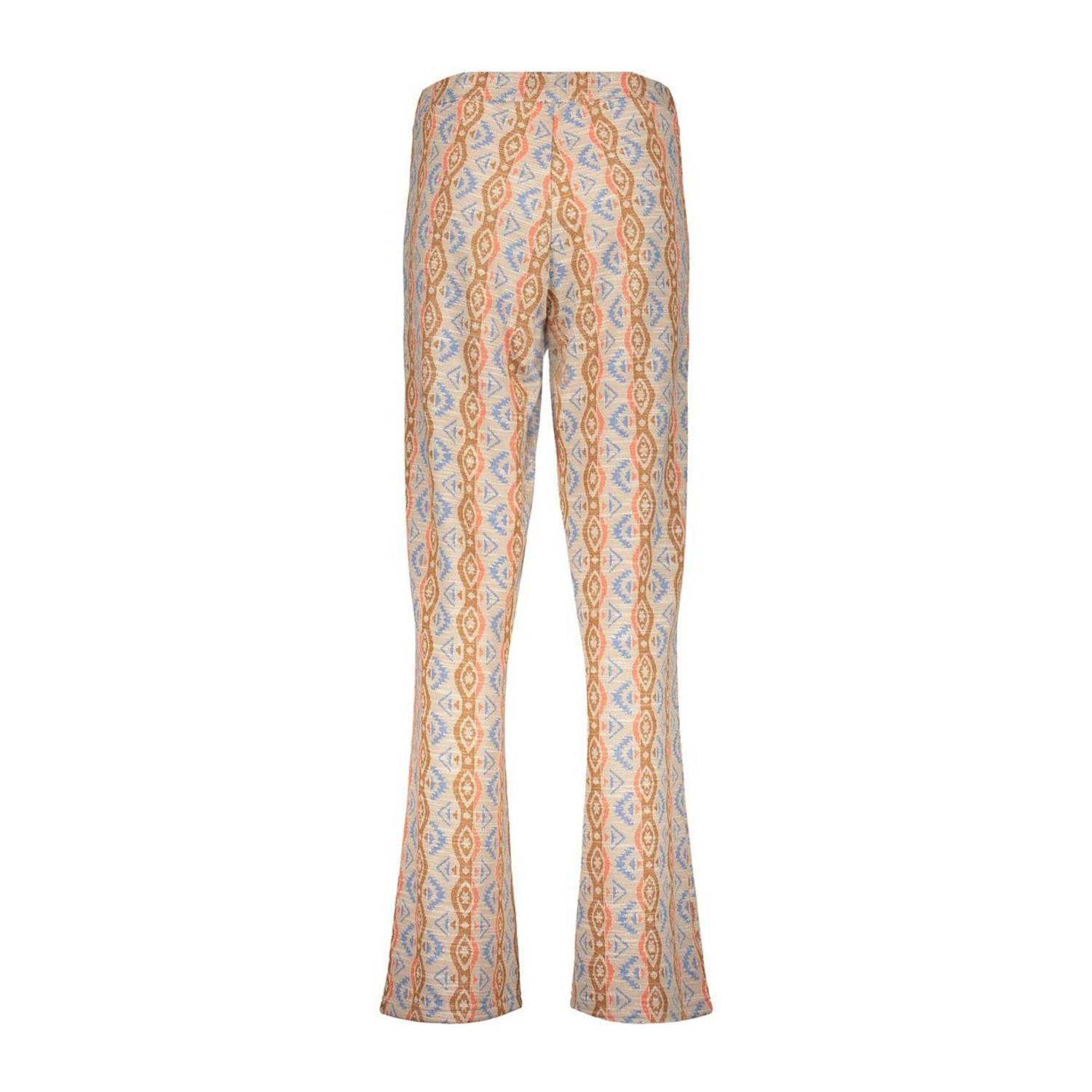 Geisha regular waist flared broek zand