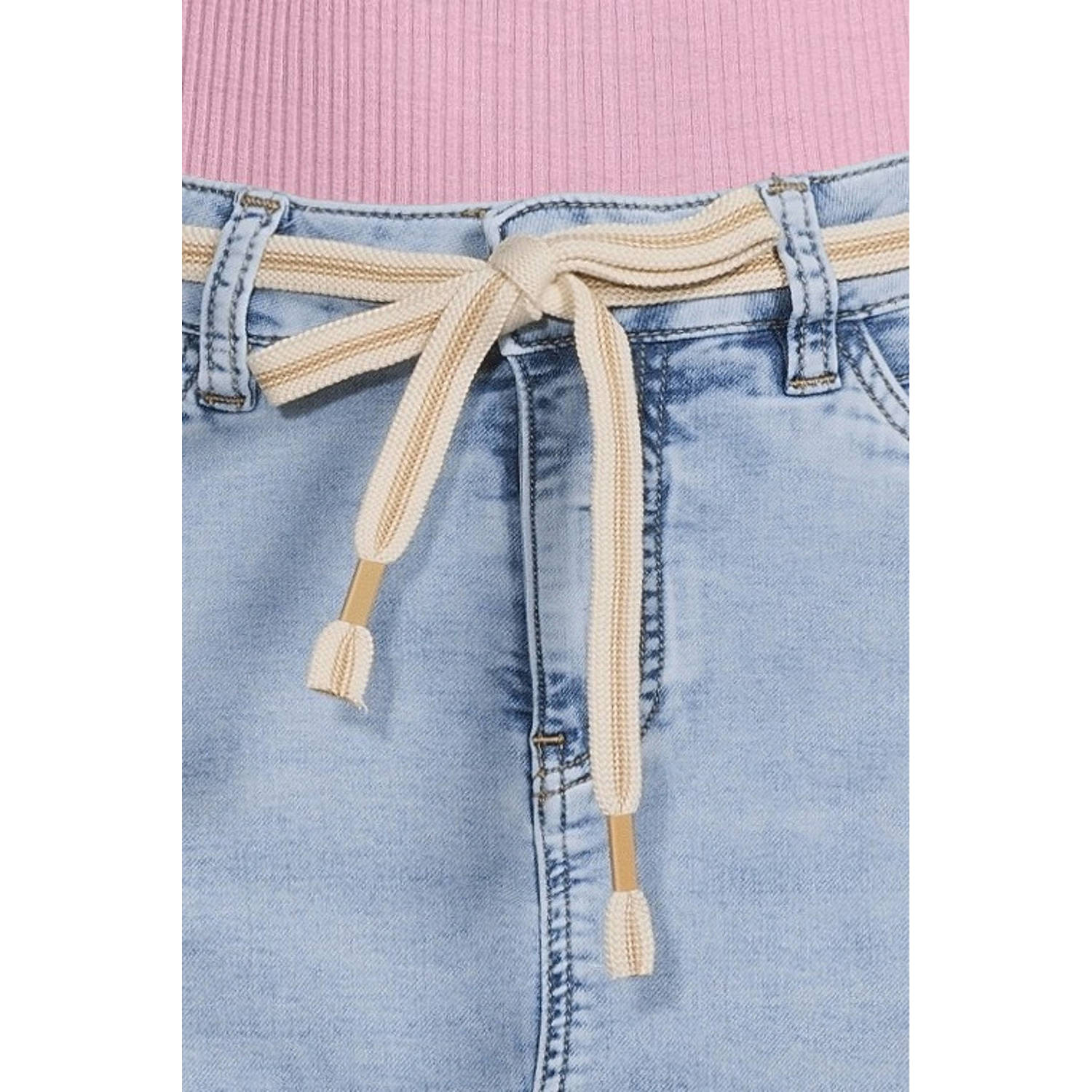 Geisha denim spijkerrok light blue denim