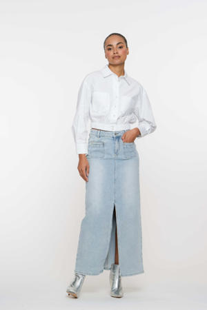 spijkerrok light blue denim