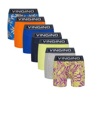 boxershort - set van 7 donkerblauw/multicolor