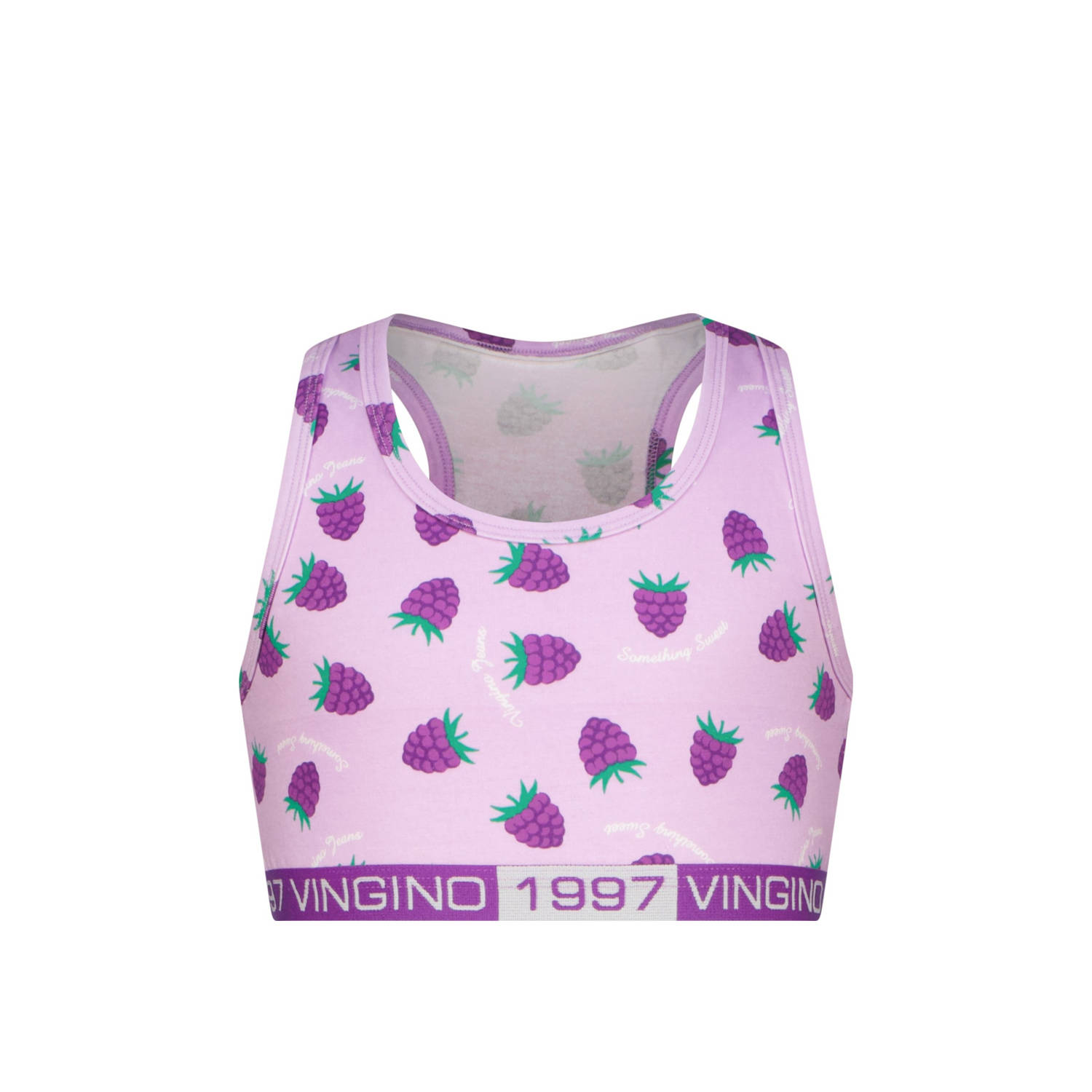 Vingino bh top + 2 shorts lila paars