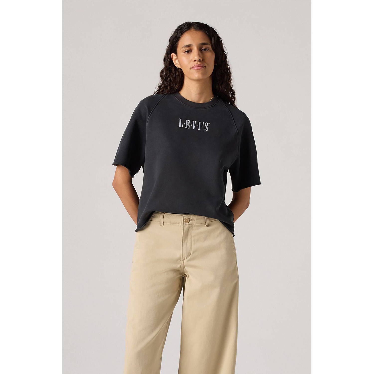 Levi's T-shirt antraciet