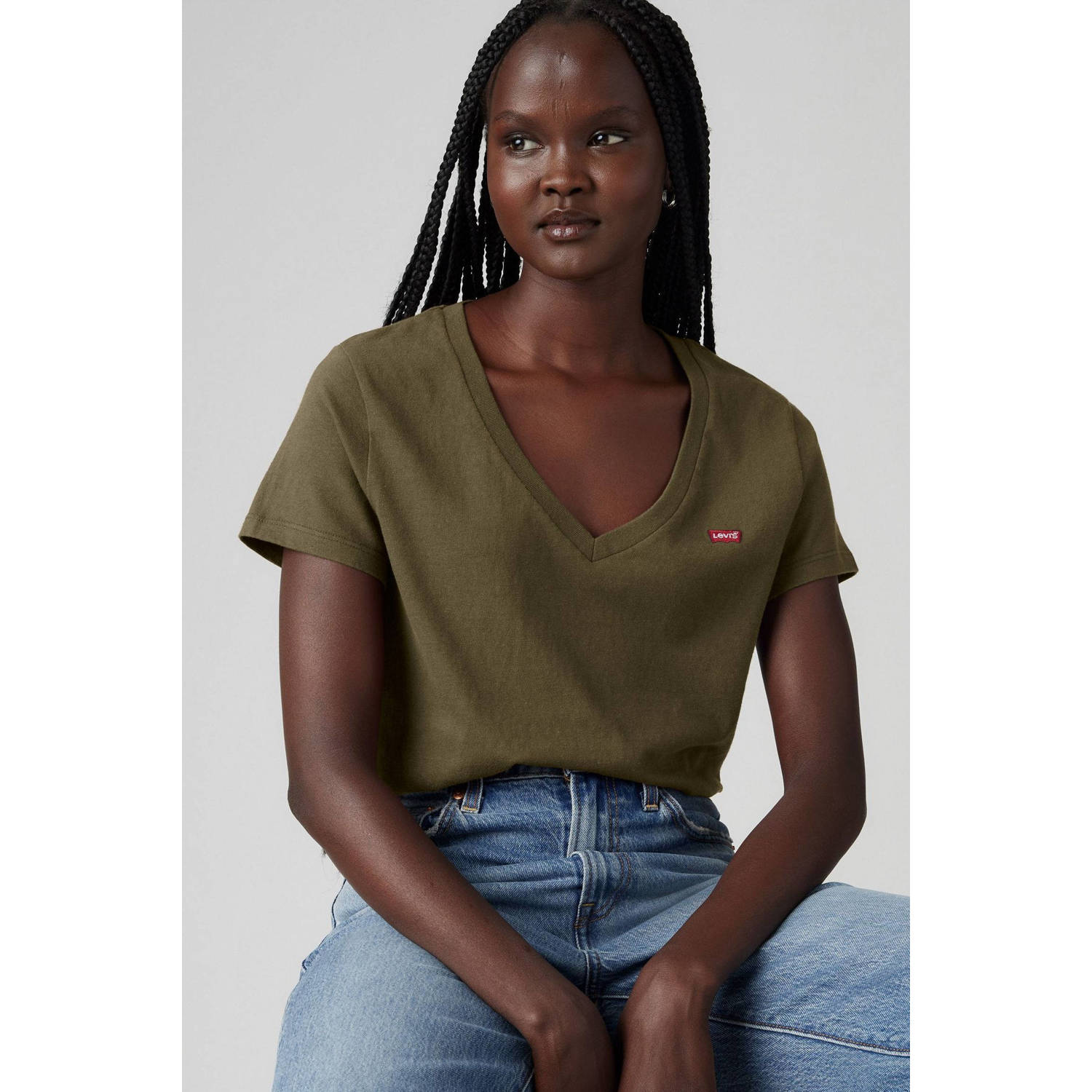 Levi's T-shirt kaki
