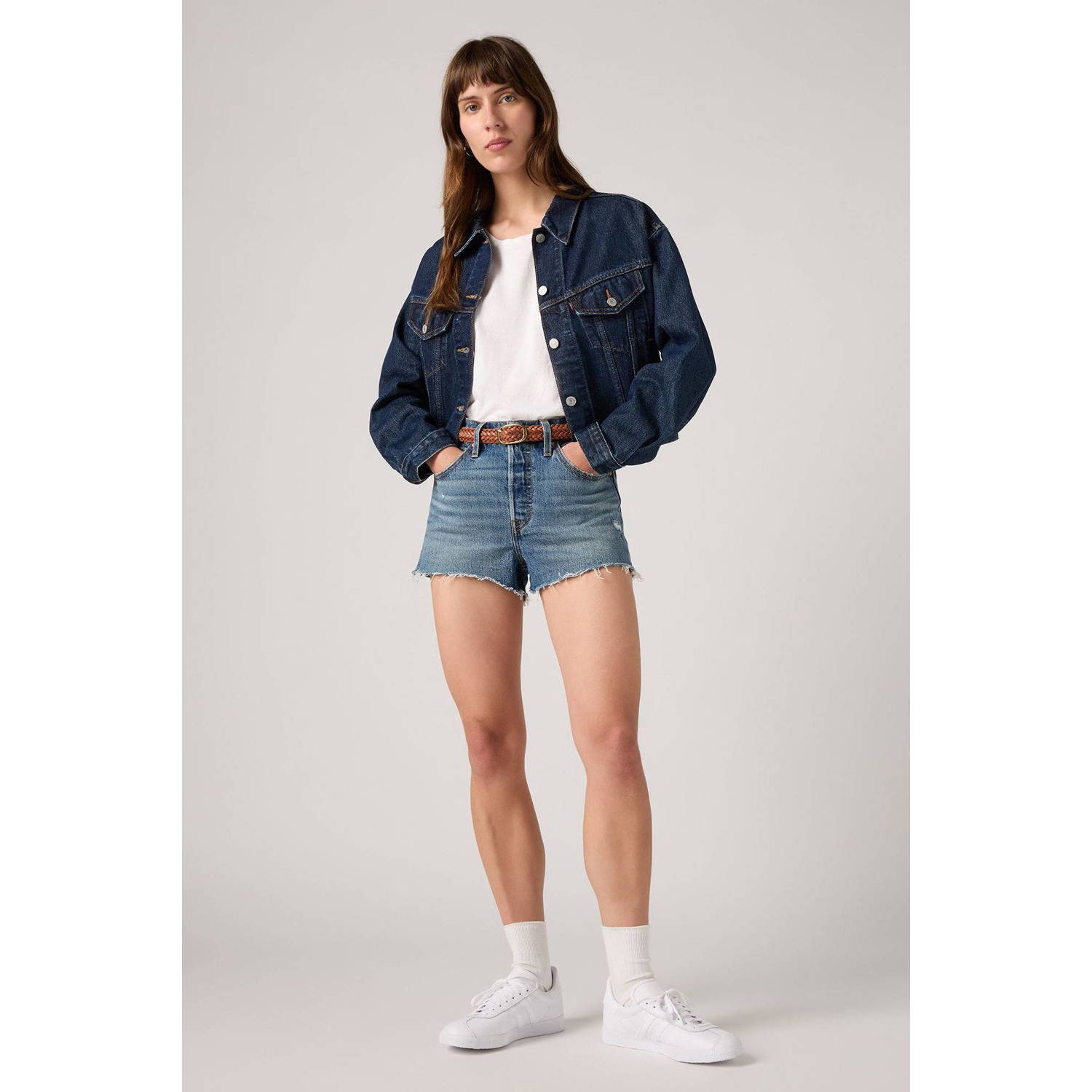 Levi's regular high waist denim short