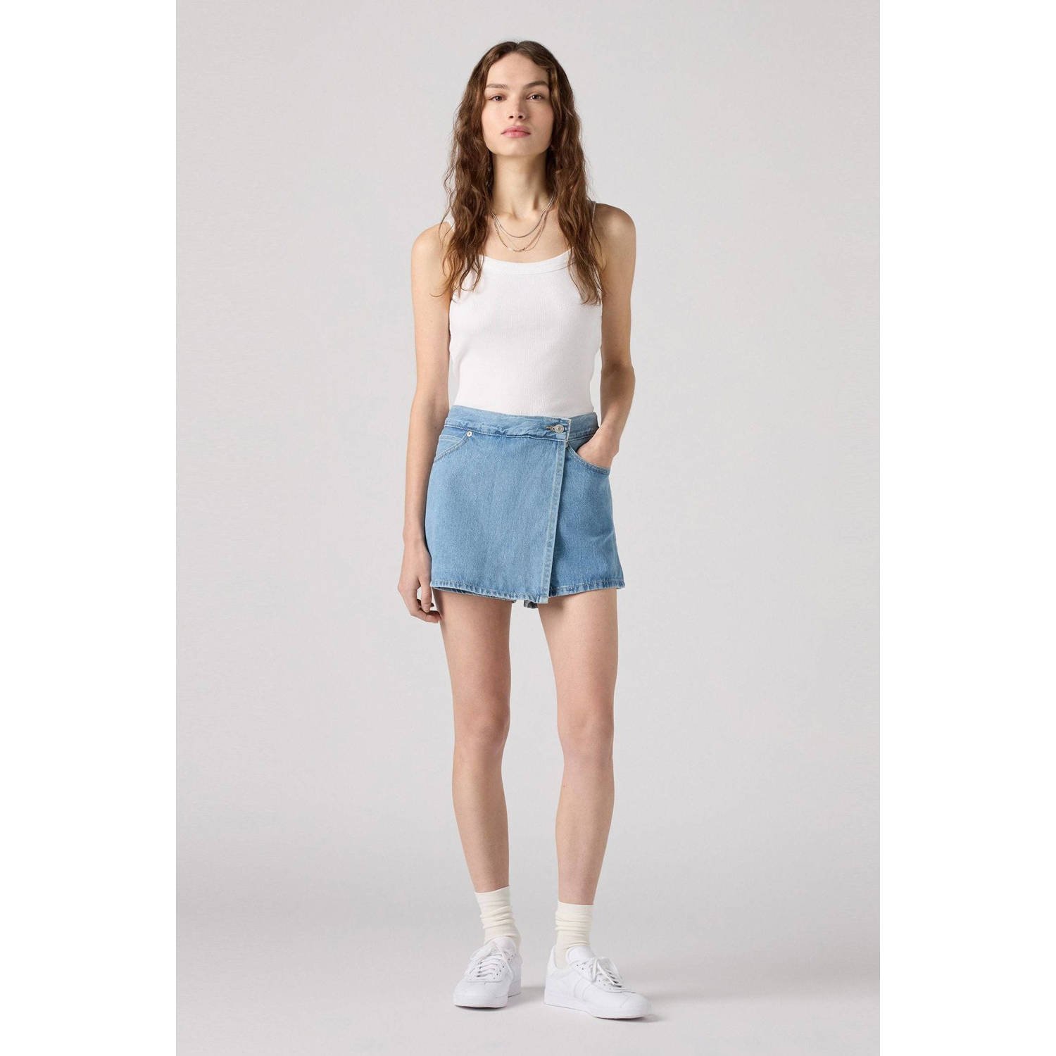 Levi's Regular fit korte jeans in wikkellook model 'IM FUN'