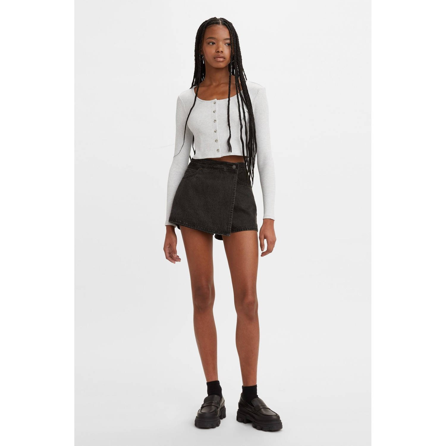 Levi's Regular fit korte jeans in wikkellook model 'FINALLY HERE'