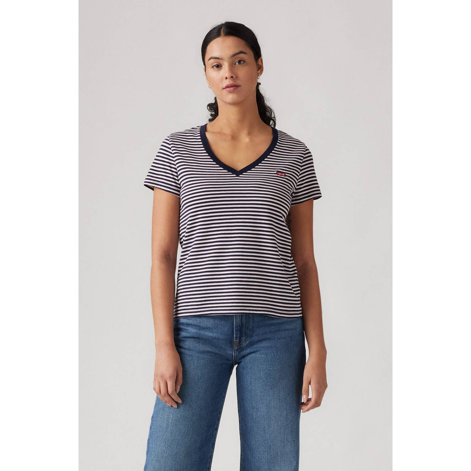 Levi's T-shirt donkerblauw