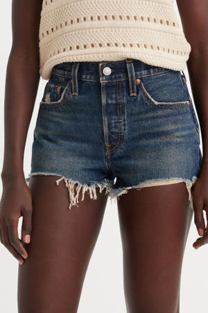 regular high waist denim short