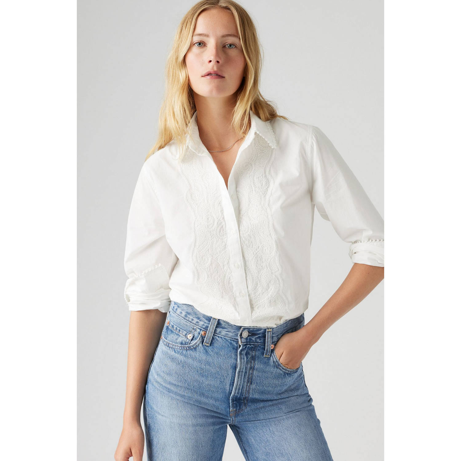 Levi's blouse wit broderie