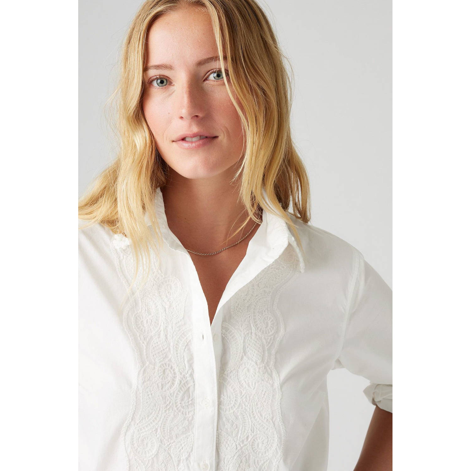 Levi's blouse wit broderie