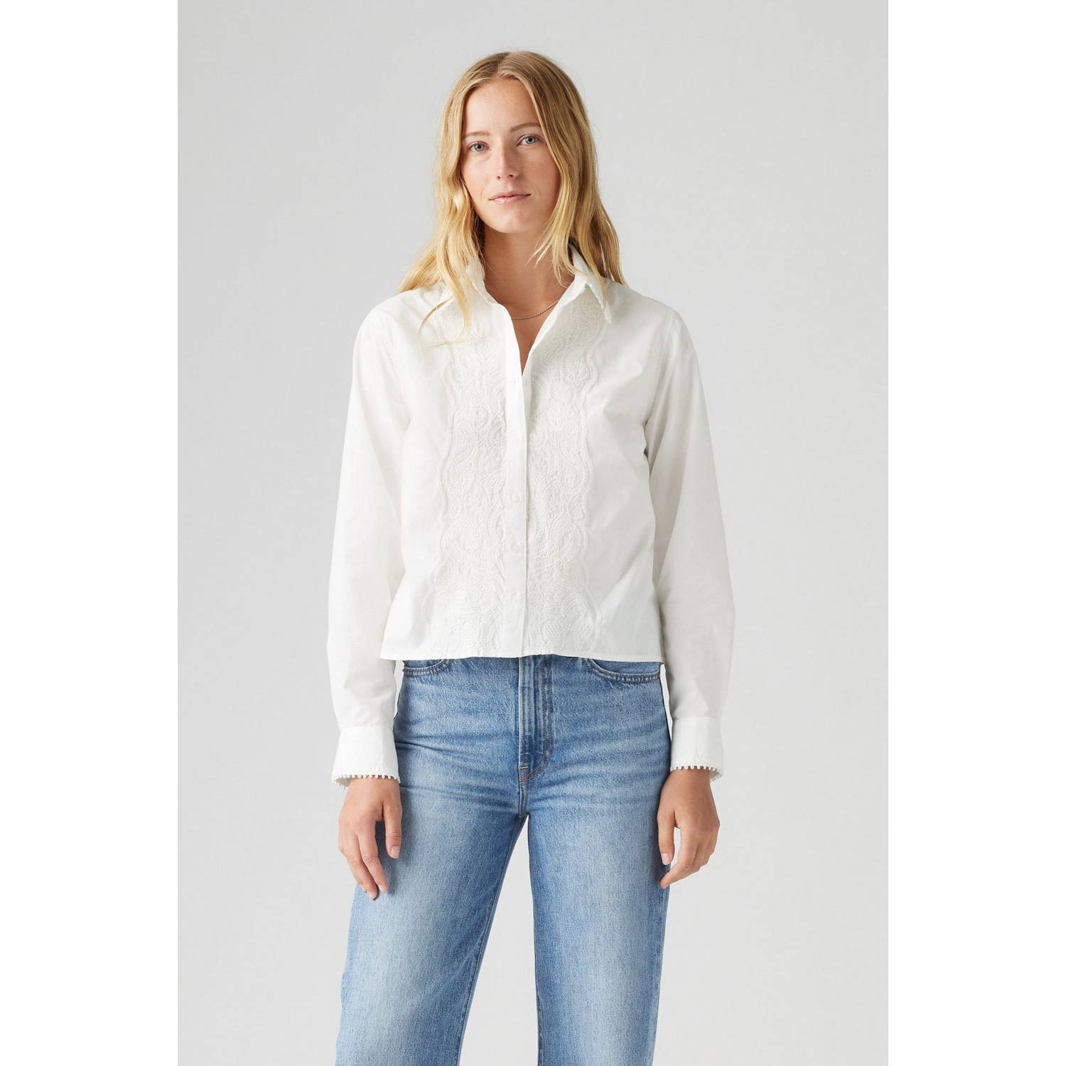 Levi's blouse wit broderie