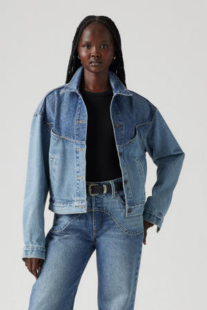 spijkerjas medium blue denim
