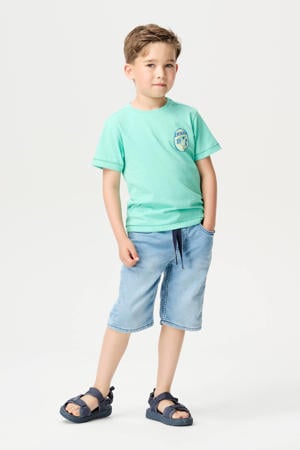 denim regular denim short medium blue denim
