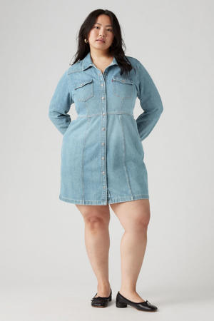 spijkerjurk light blue denim