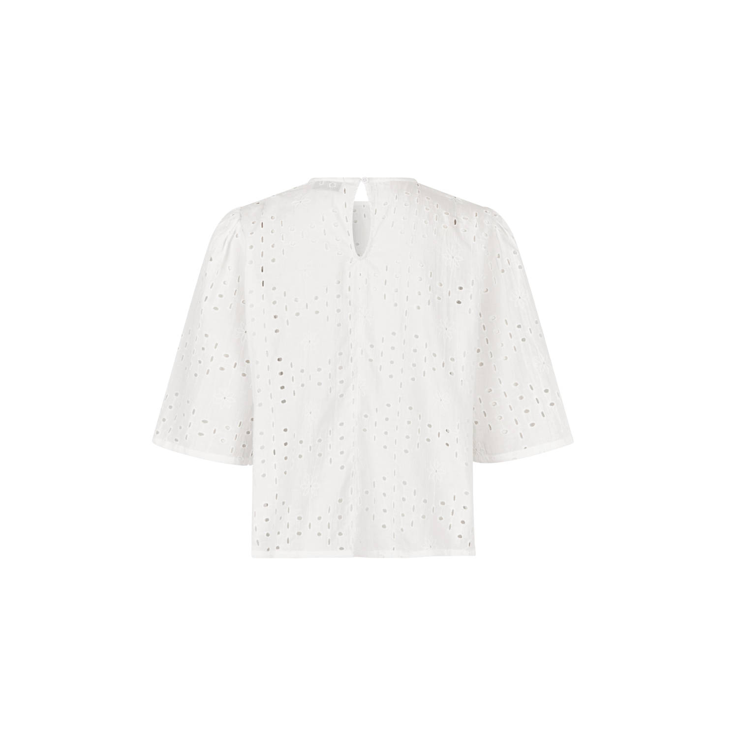 Modström blousetop wit broderie