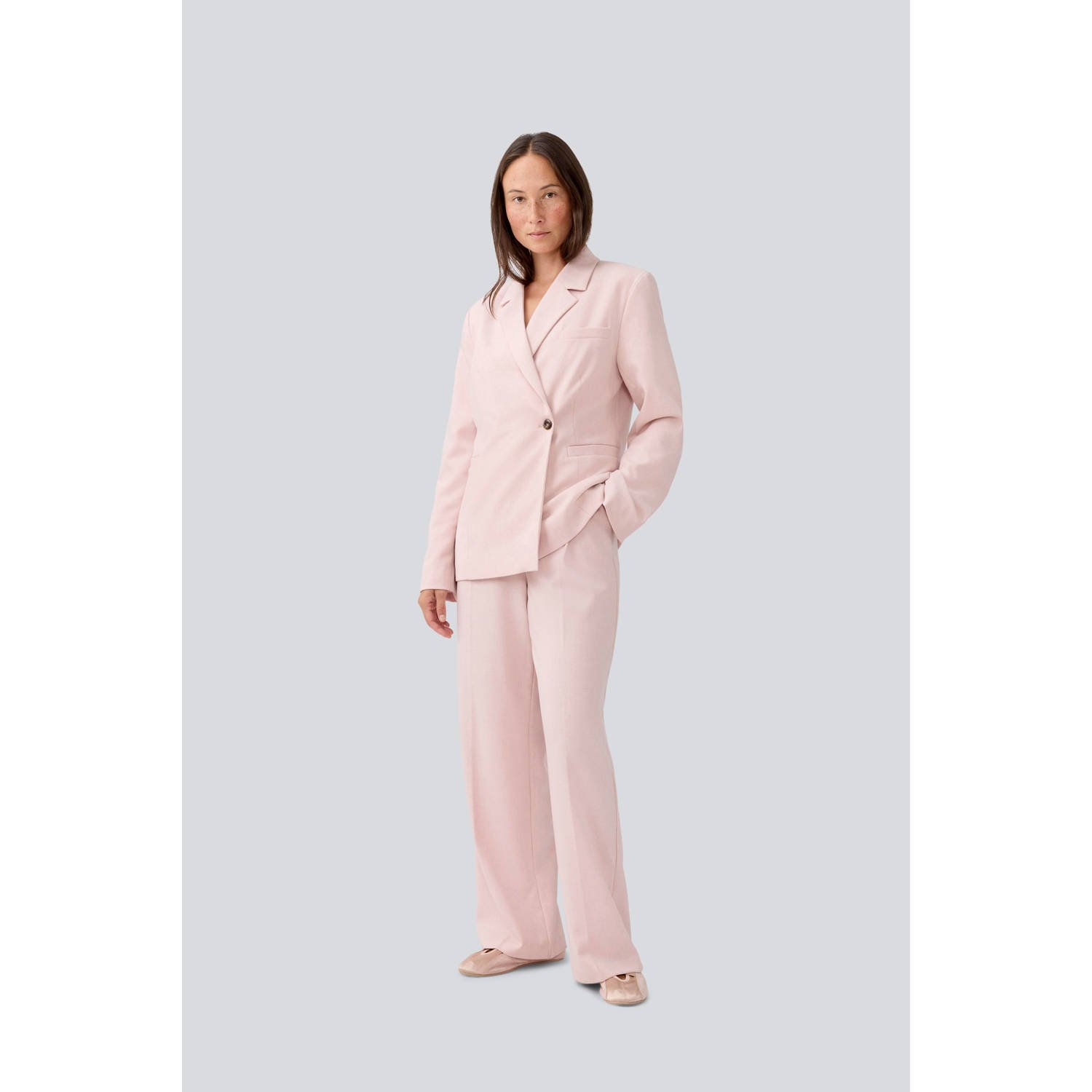 MODSTRÖM Modström Dames Broeken Maxwellmd Pants Lichtroze