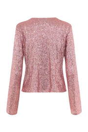 thumbnail: Modström blousetop roze met pailletten