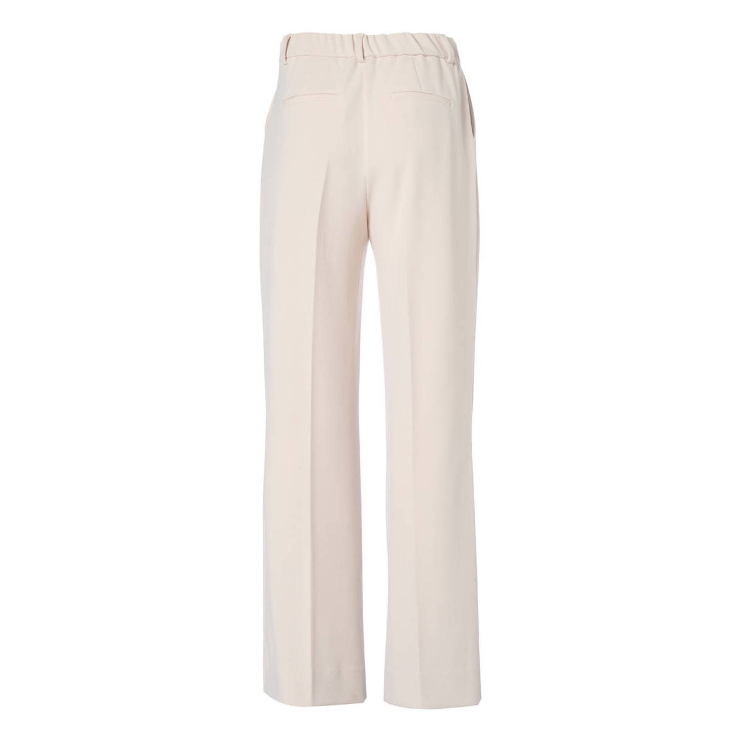 Mart Visser straight high waist broek crème