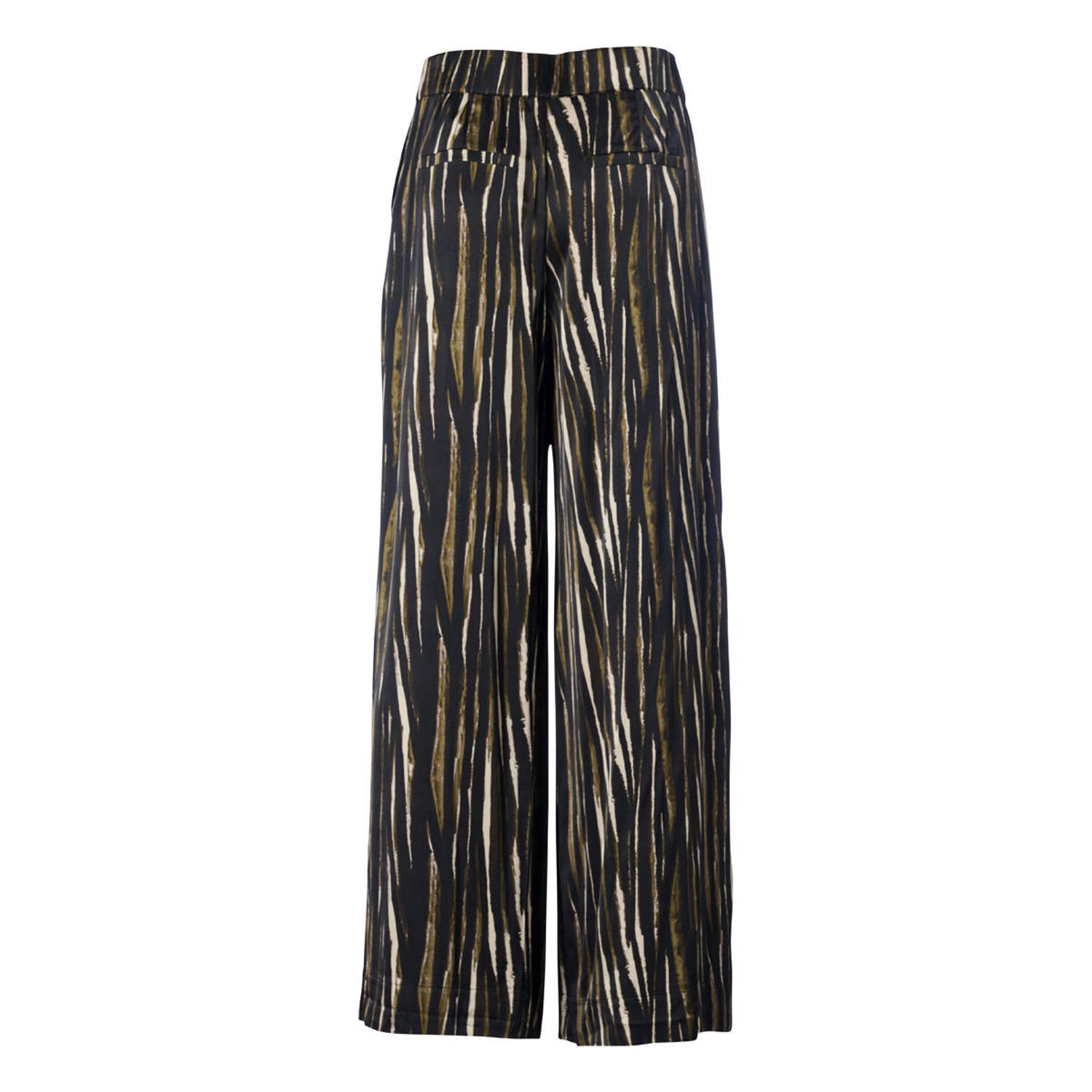 Mart Visser straight high waist broek zwart