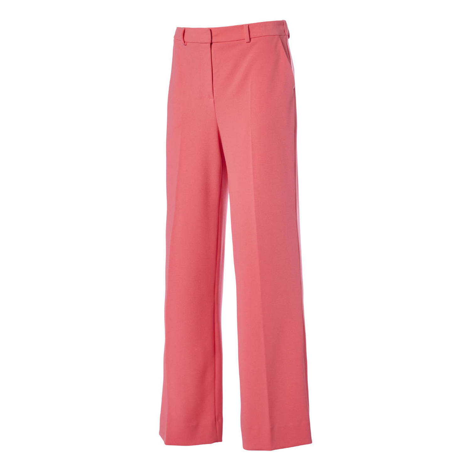 Mart Visser straight high waist pantalon roze