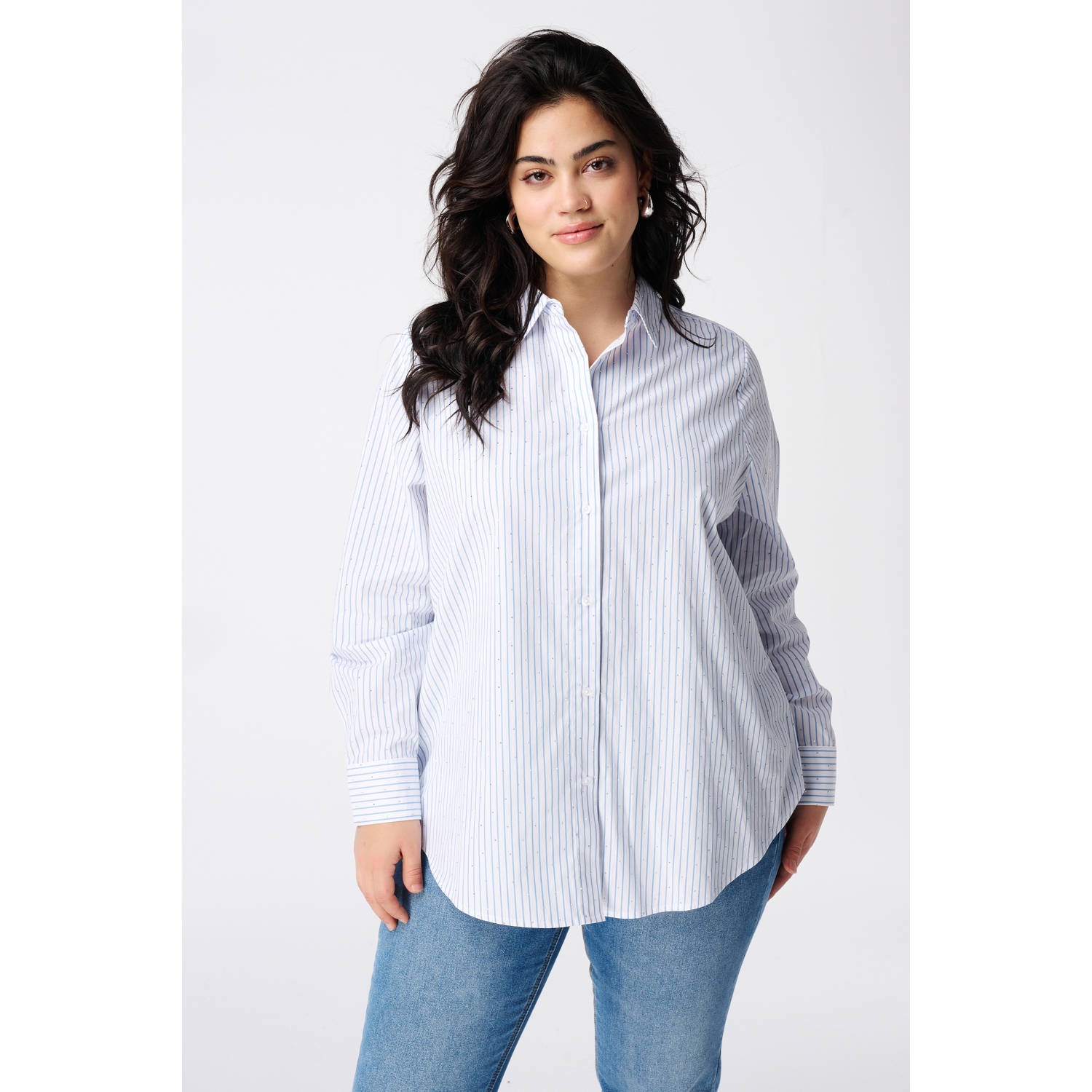 MS Mode blouse blauw