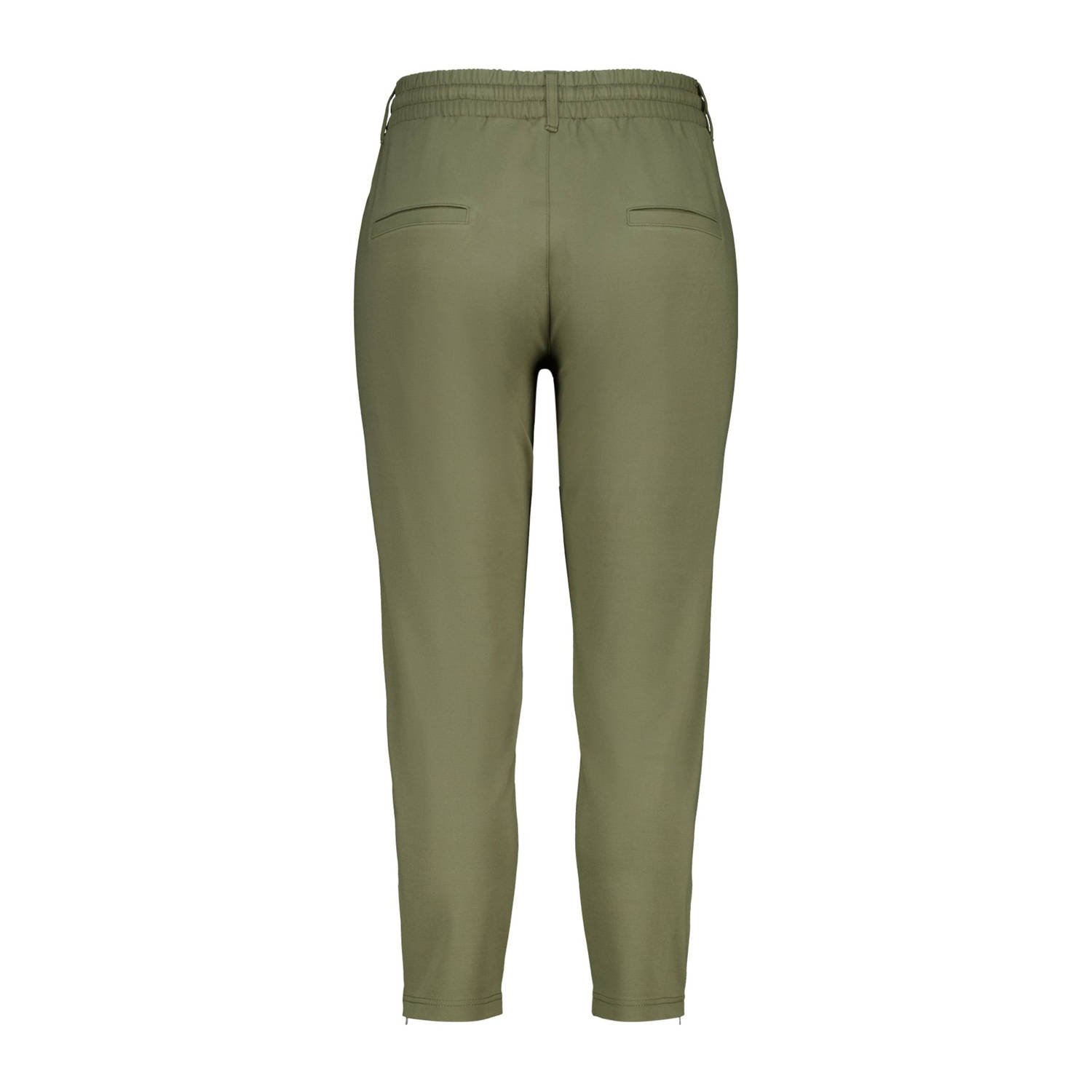 MS Mode straight regular waist casual broek kaki
