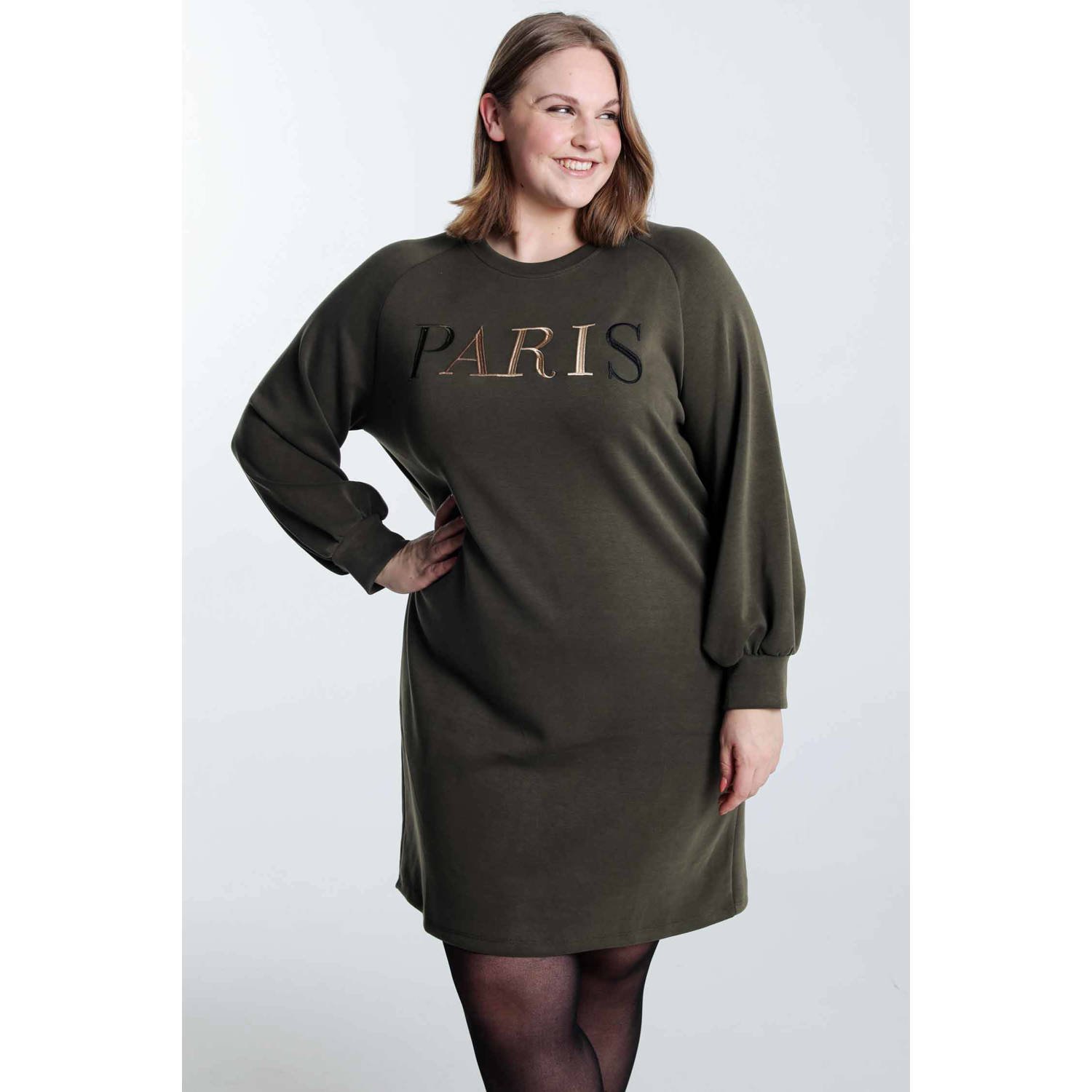 Paprika sweatjurk kaki
