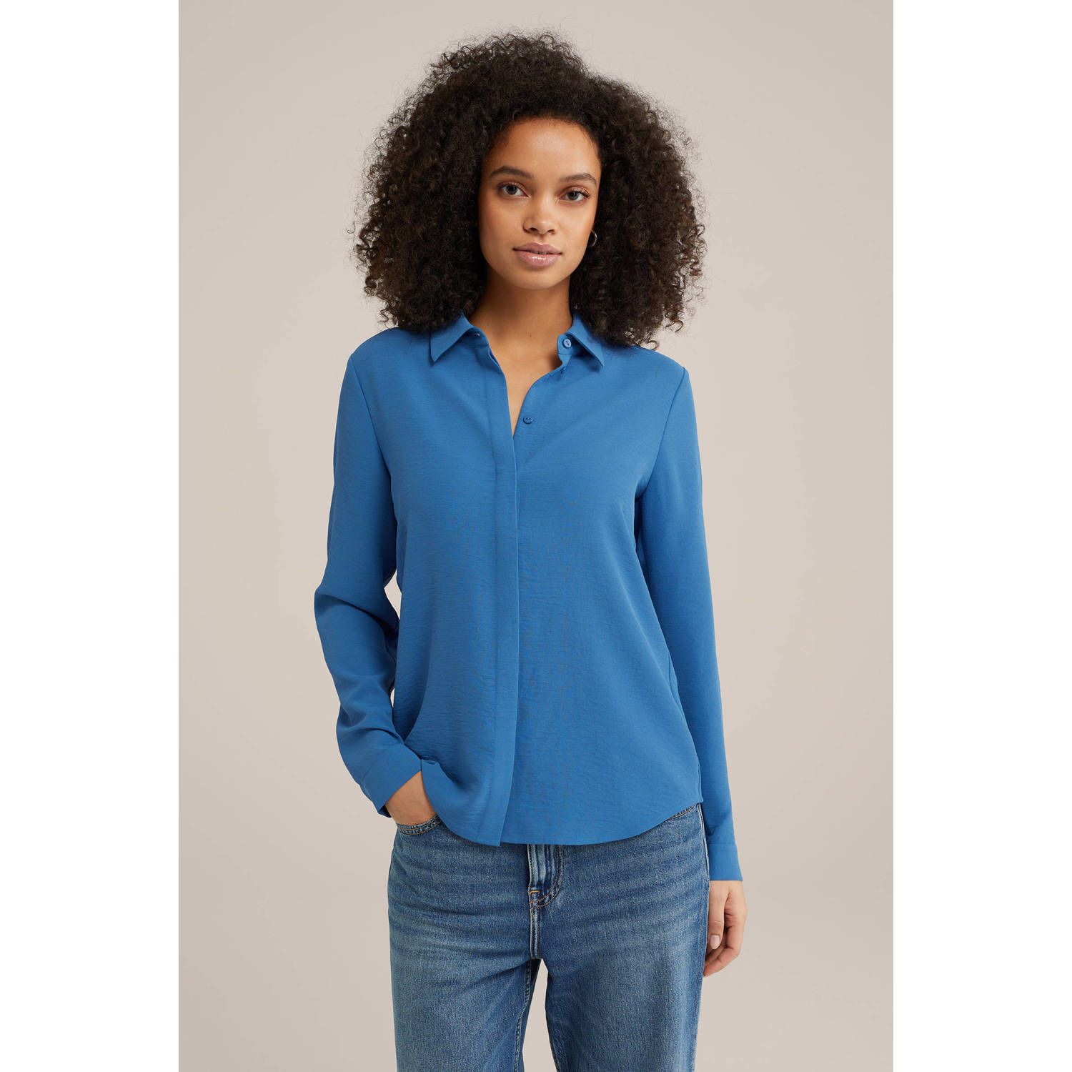 WE Fashion blouse blauw