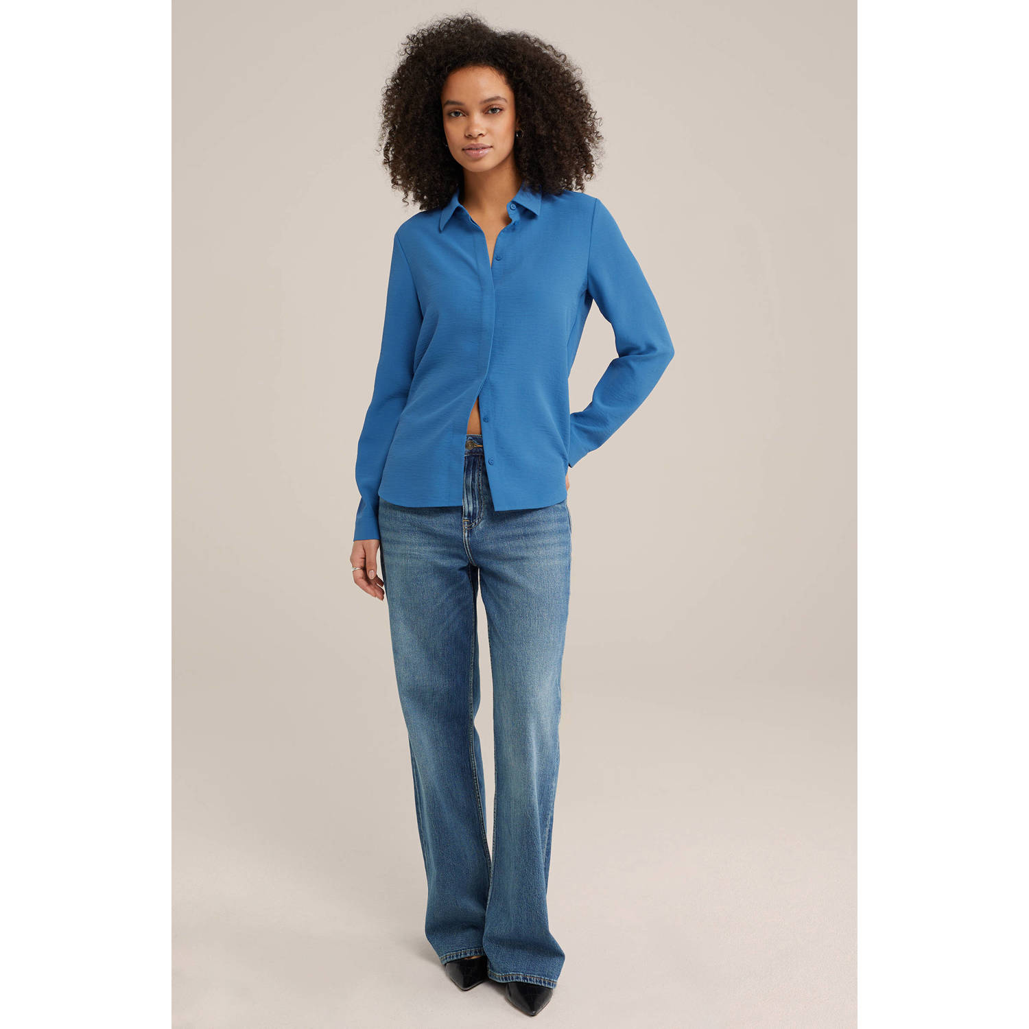 WE Fashion blouse blauw