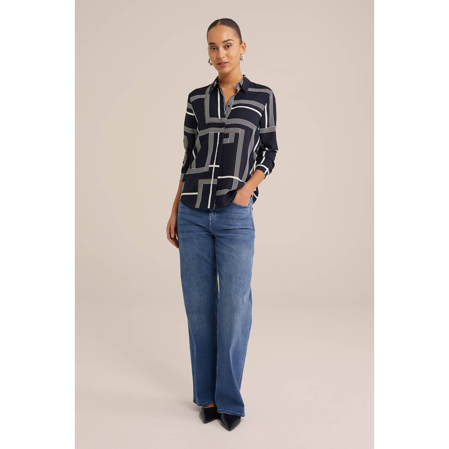 WE Fashion blouse zwart