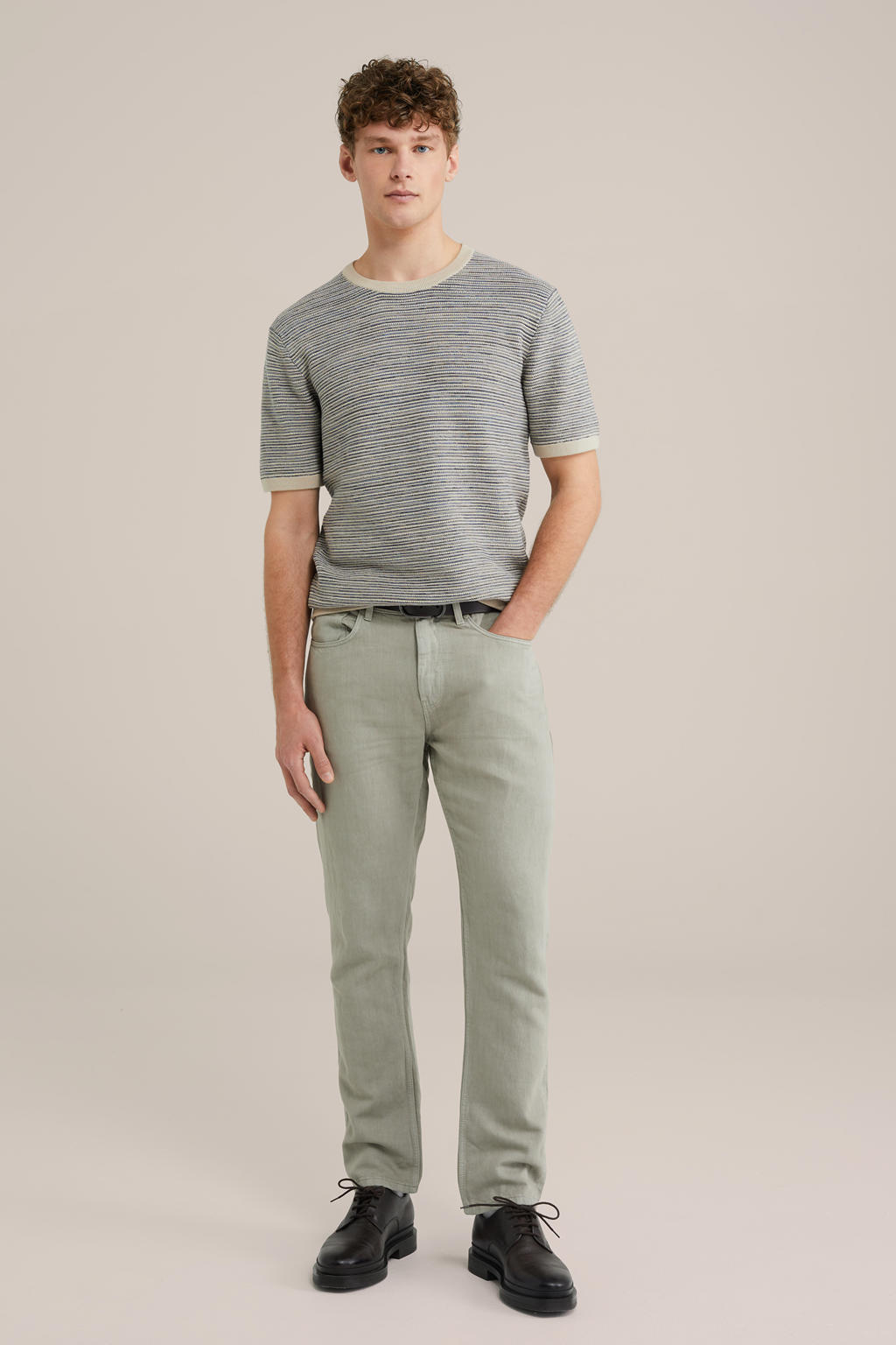 WE Fashion slim fit jeans elephant grey | wehkamp