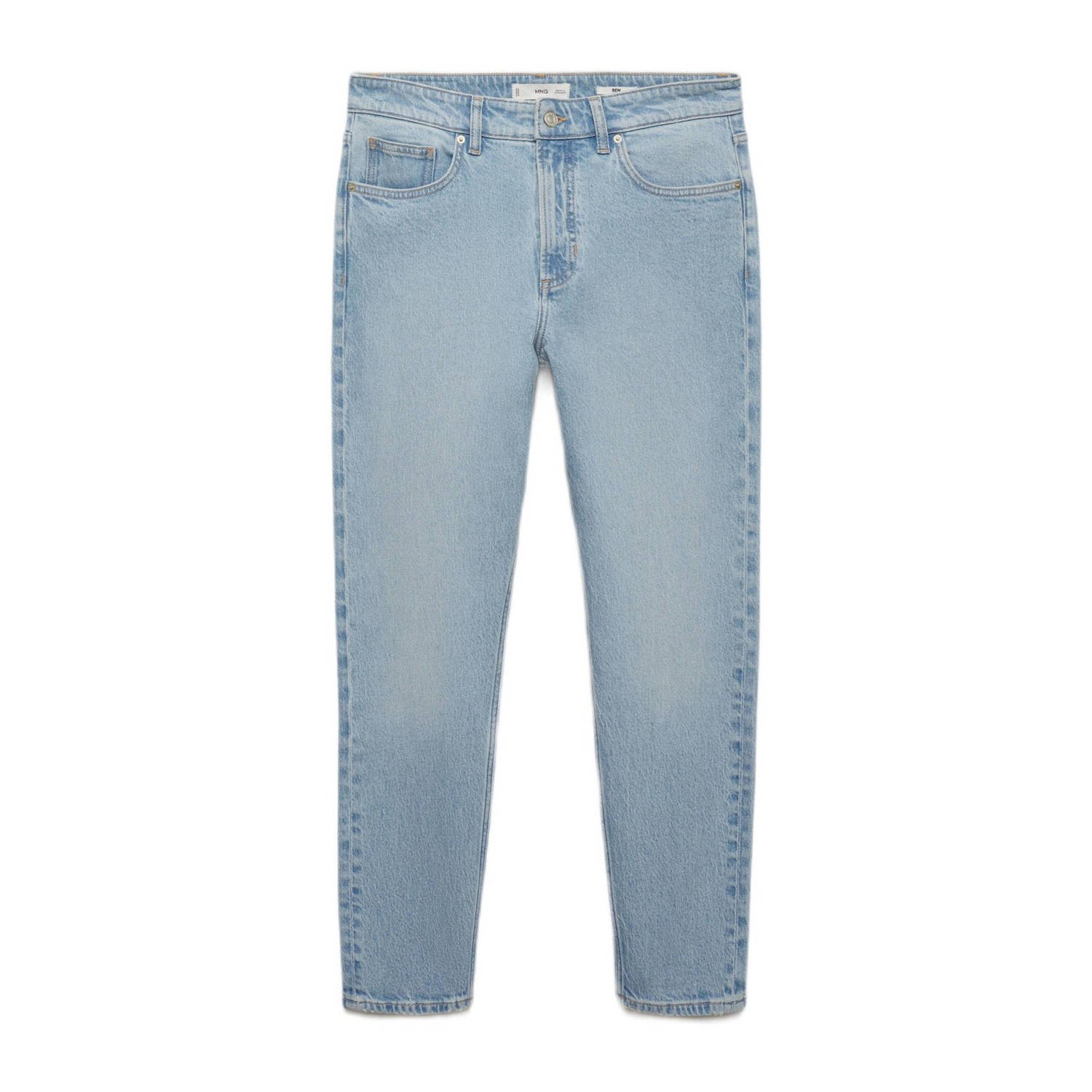 Mango Man tapered jeans light blue denim