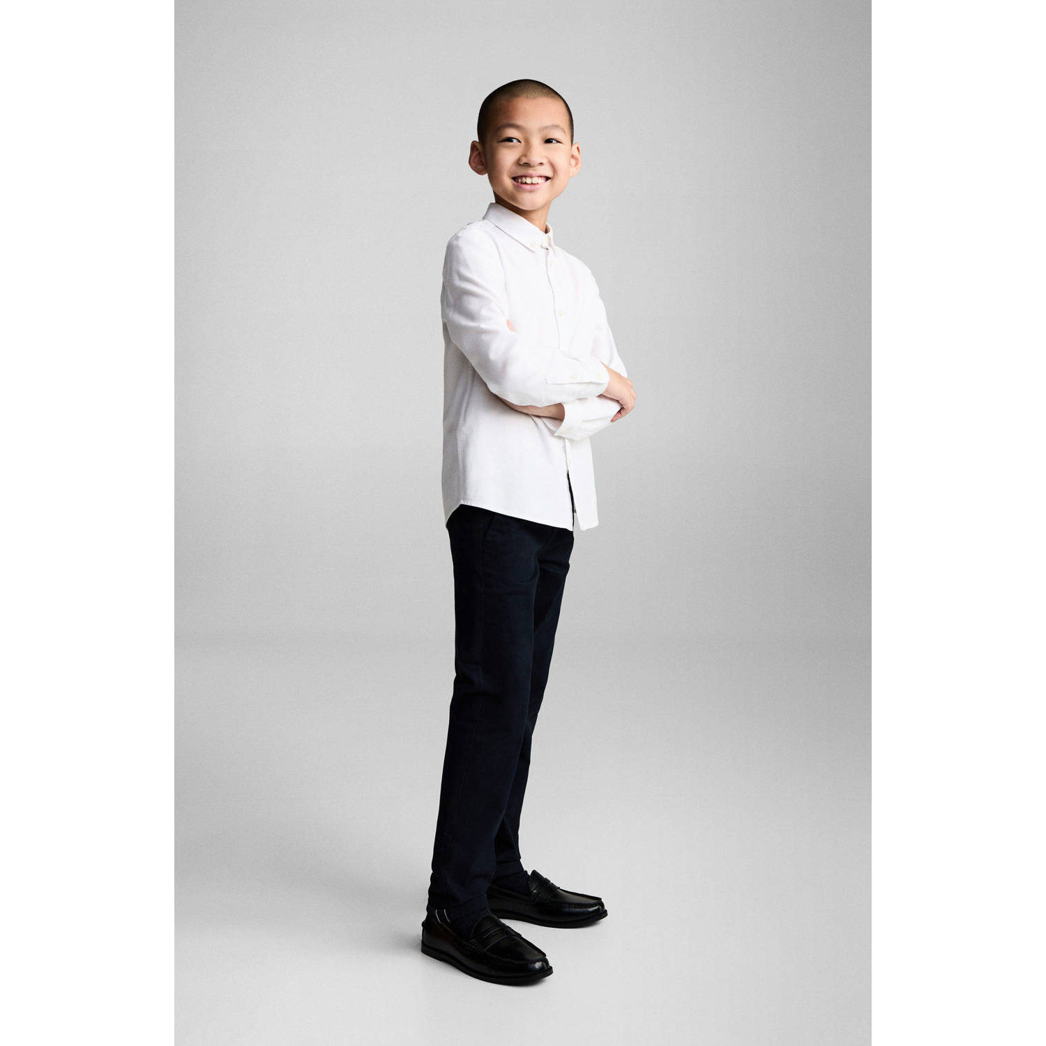 Mango Kids chino blauw