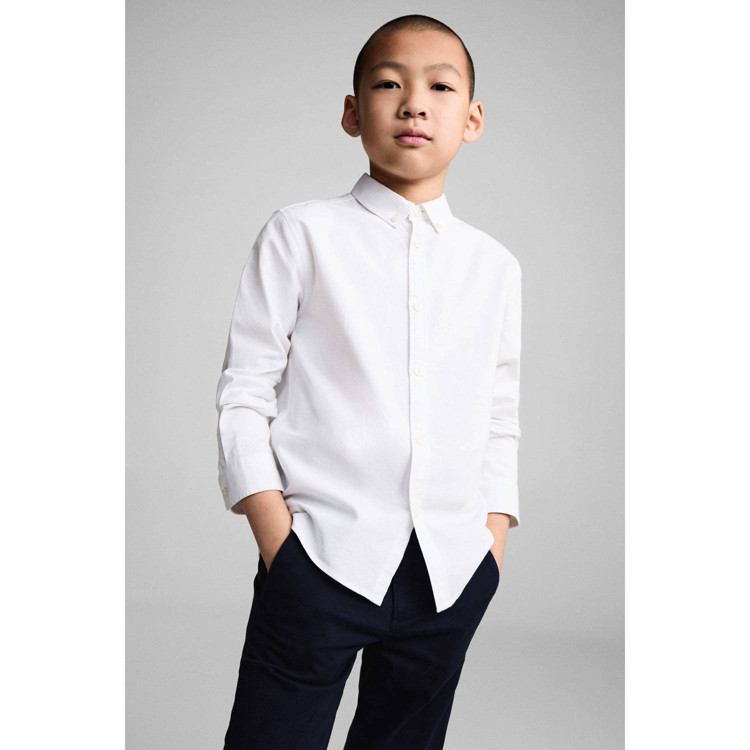 Mango Kids chino blauw