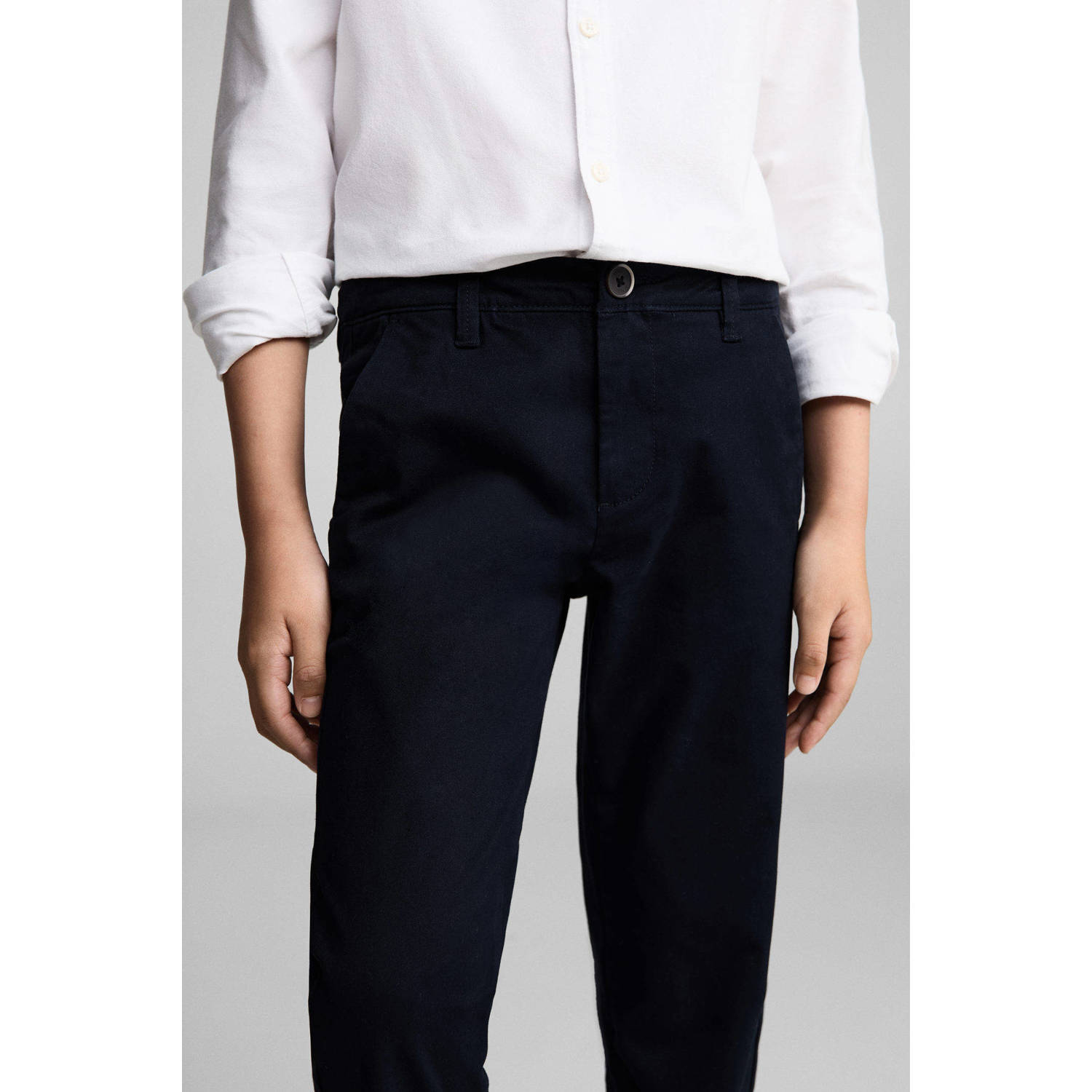 Mango Kids chino blauw