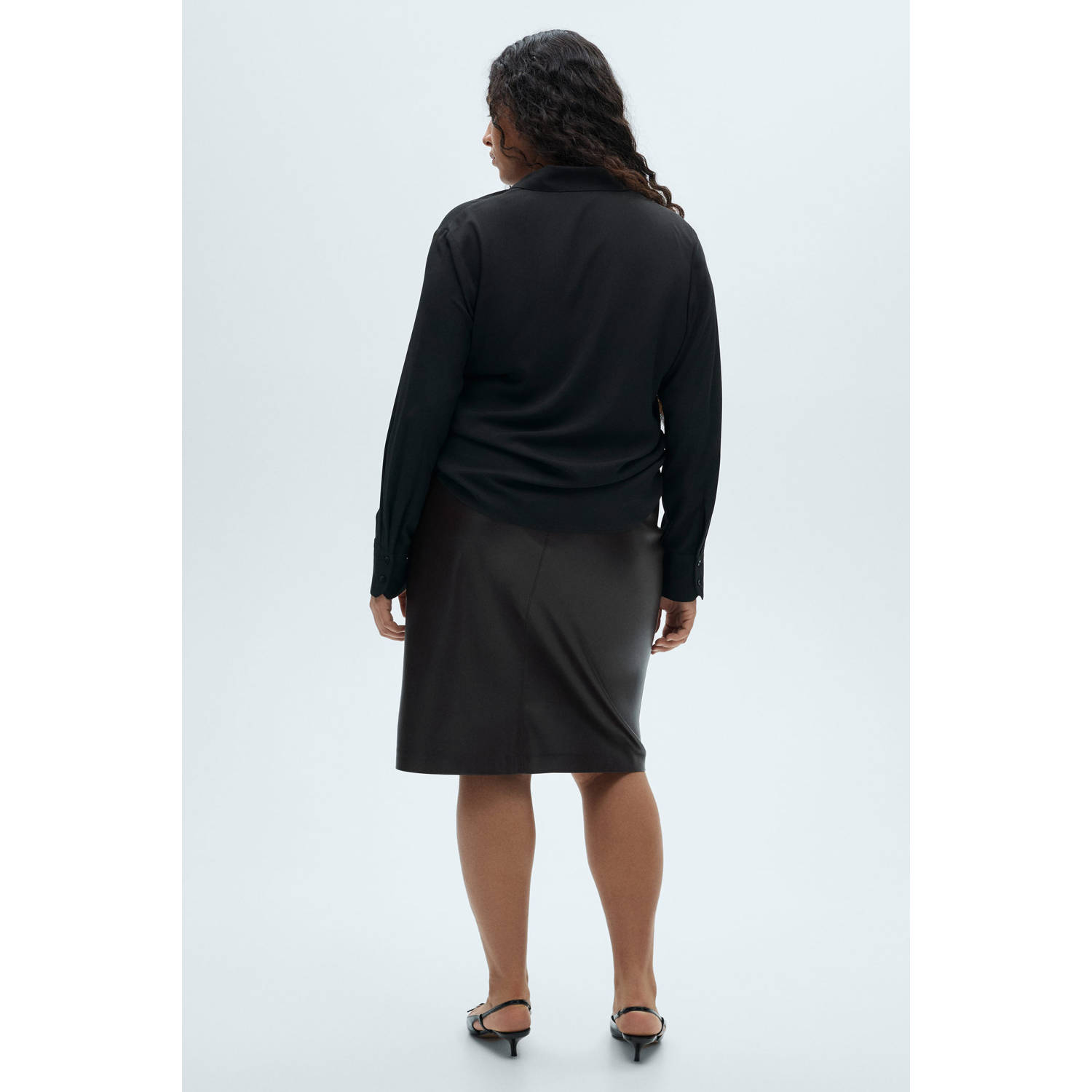 Mango blouse zwart
