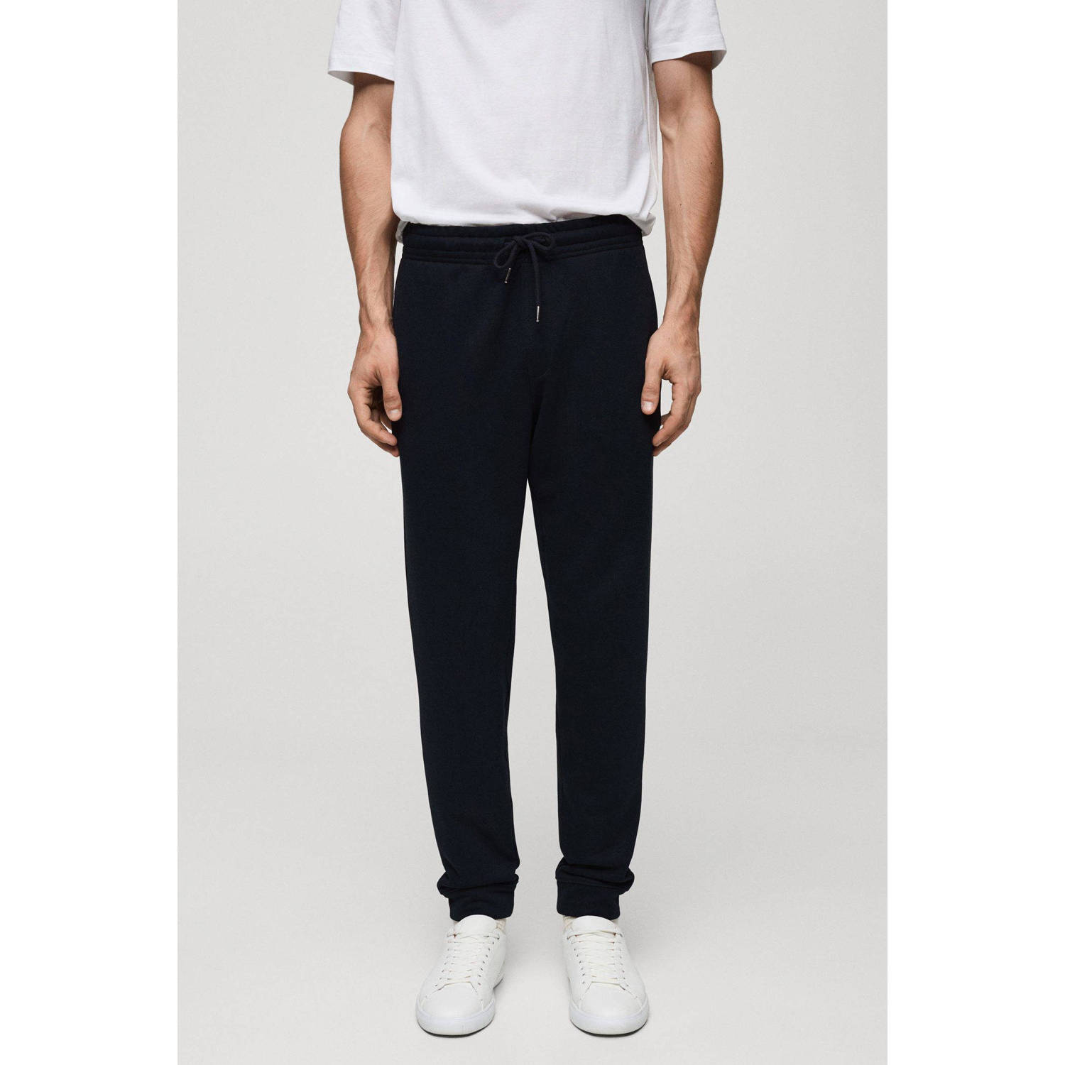 Mango Man regular joggingbroek donkerblauw