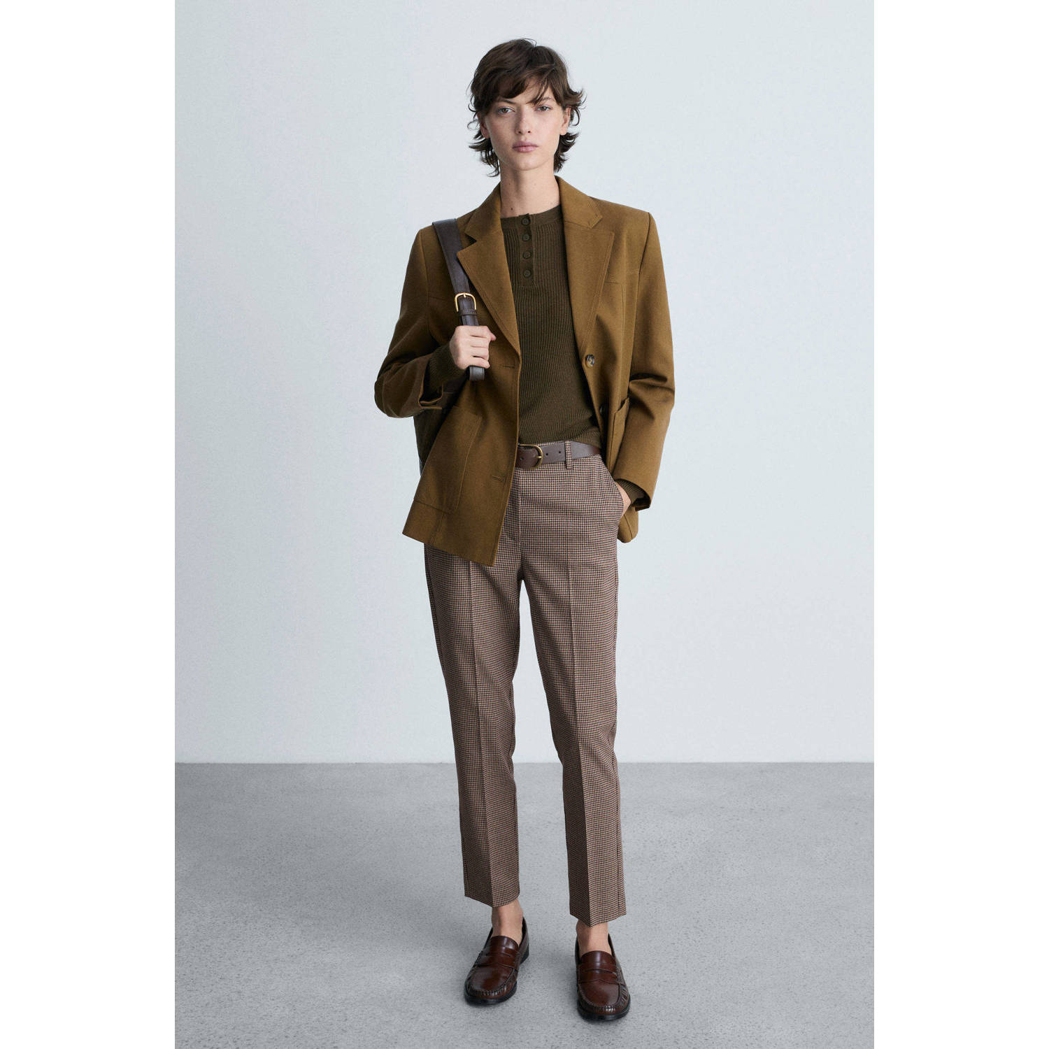 Mango slim regular waist broek