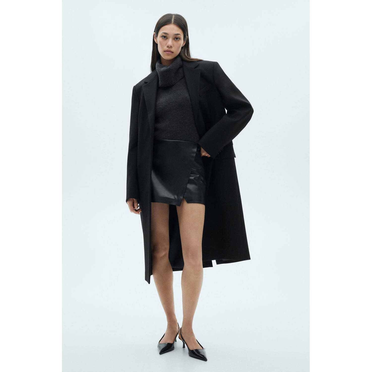 Mango skort zwart