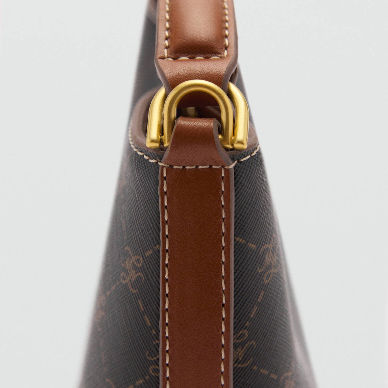 Mango mini shopper bruin