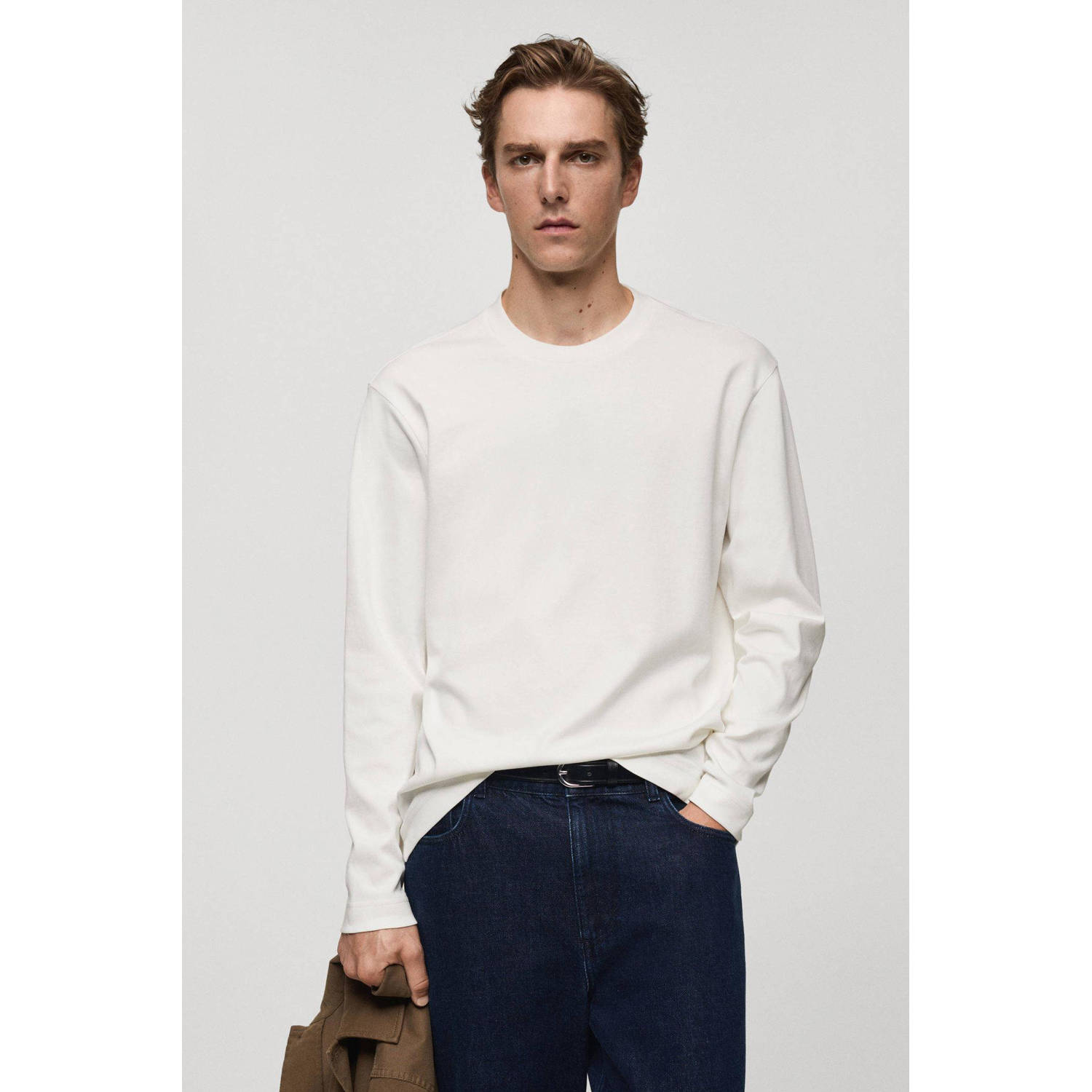 Mango Man longsleeve wit