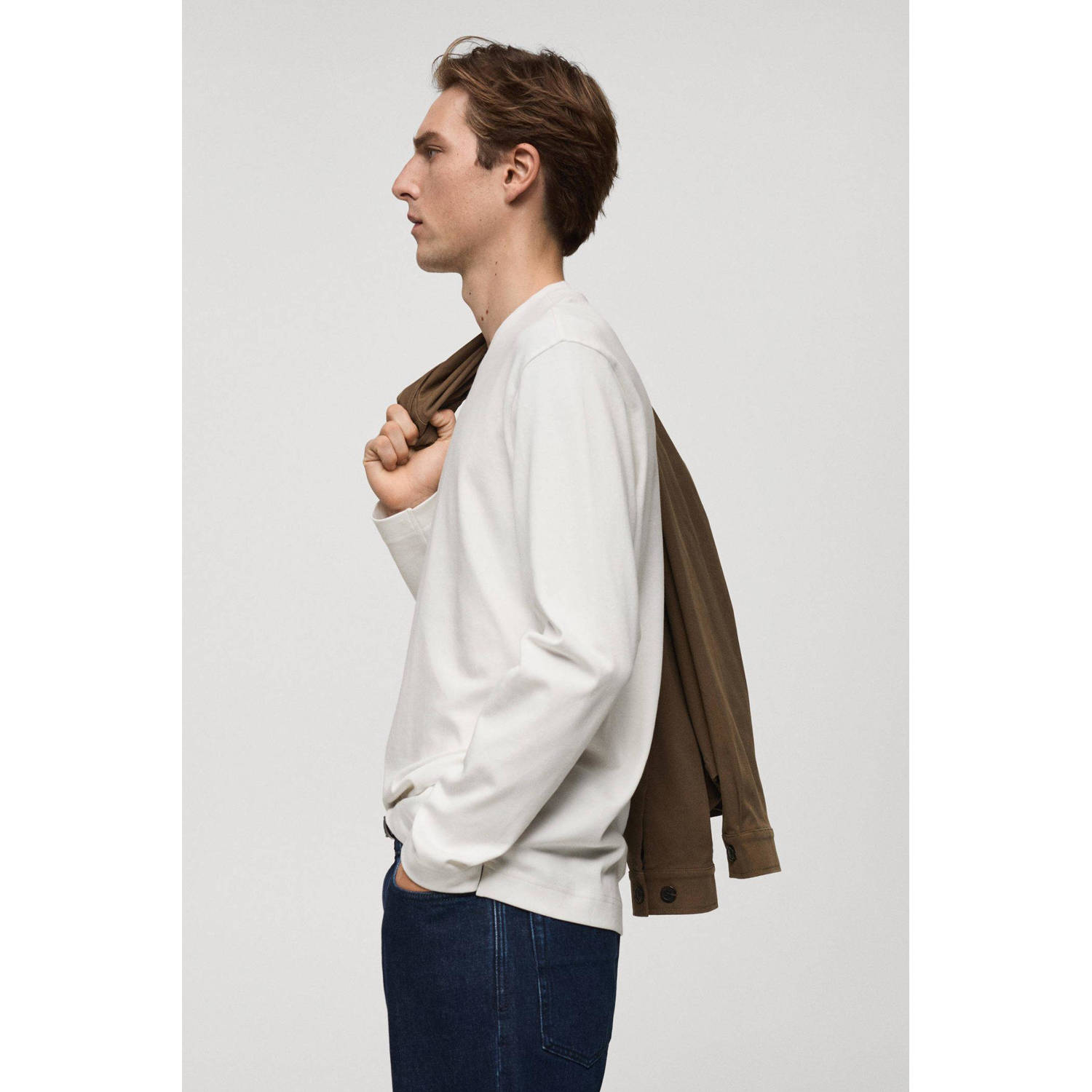 Mango Man longsleeve wit