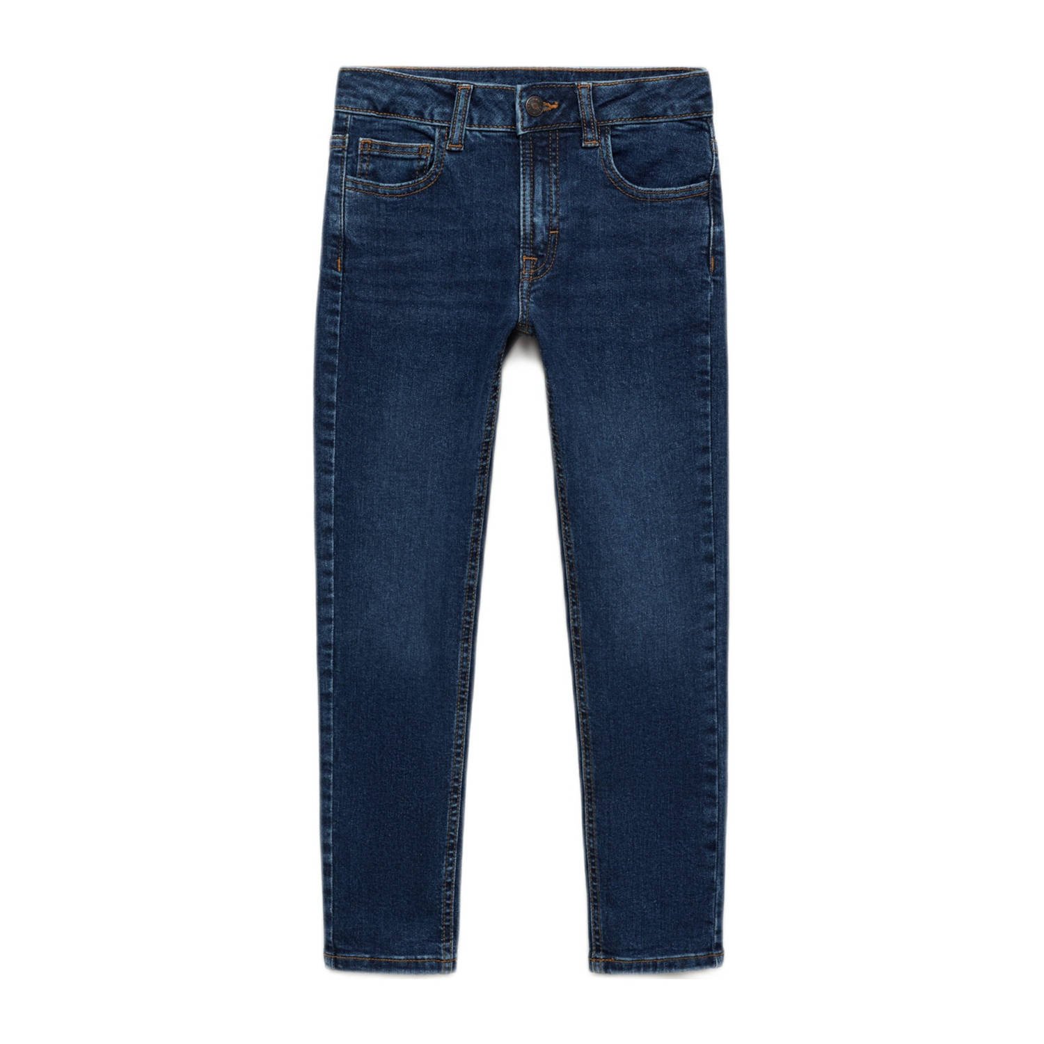 Mango Kids slim fit jeans dark blue denim