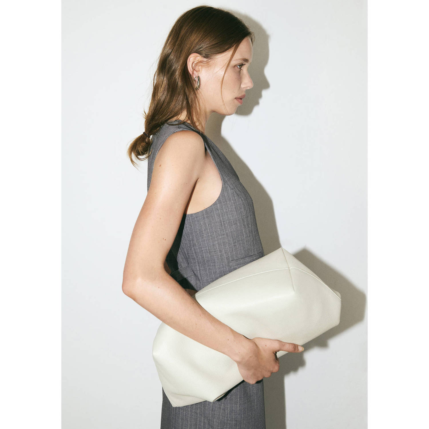 Mango shopper beige