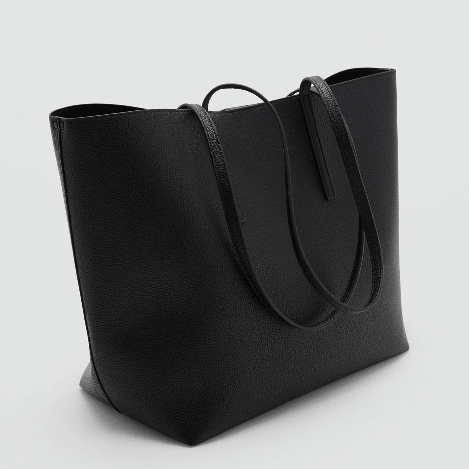Mango shopper zwart