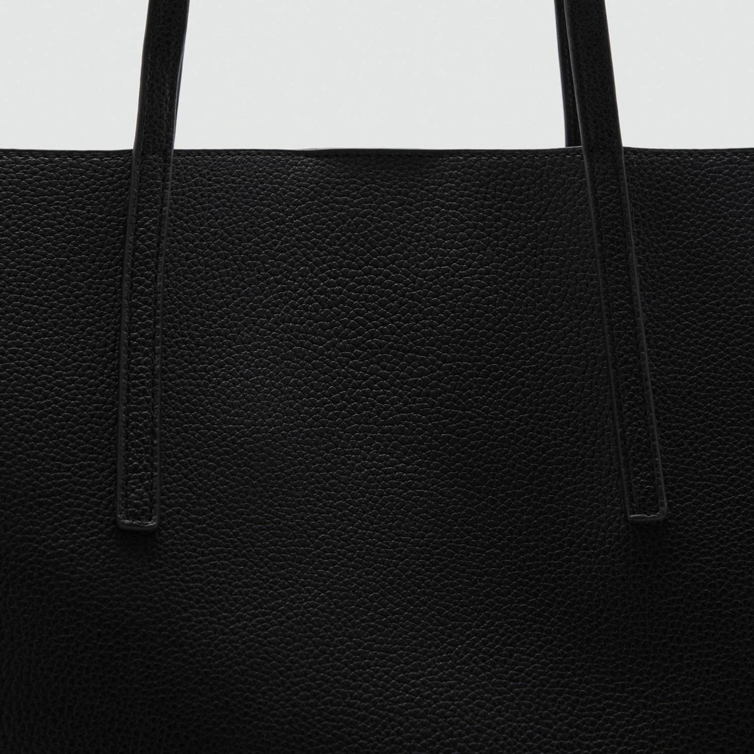 Mango shopper zwart