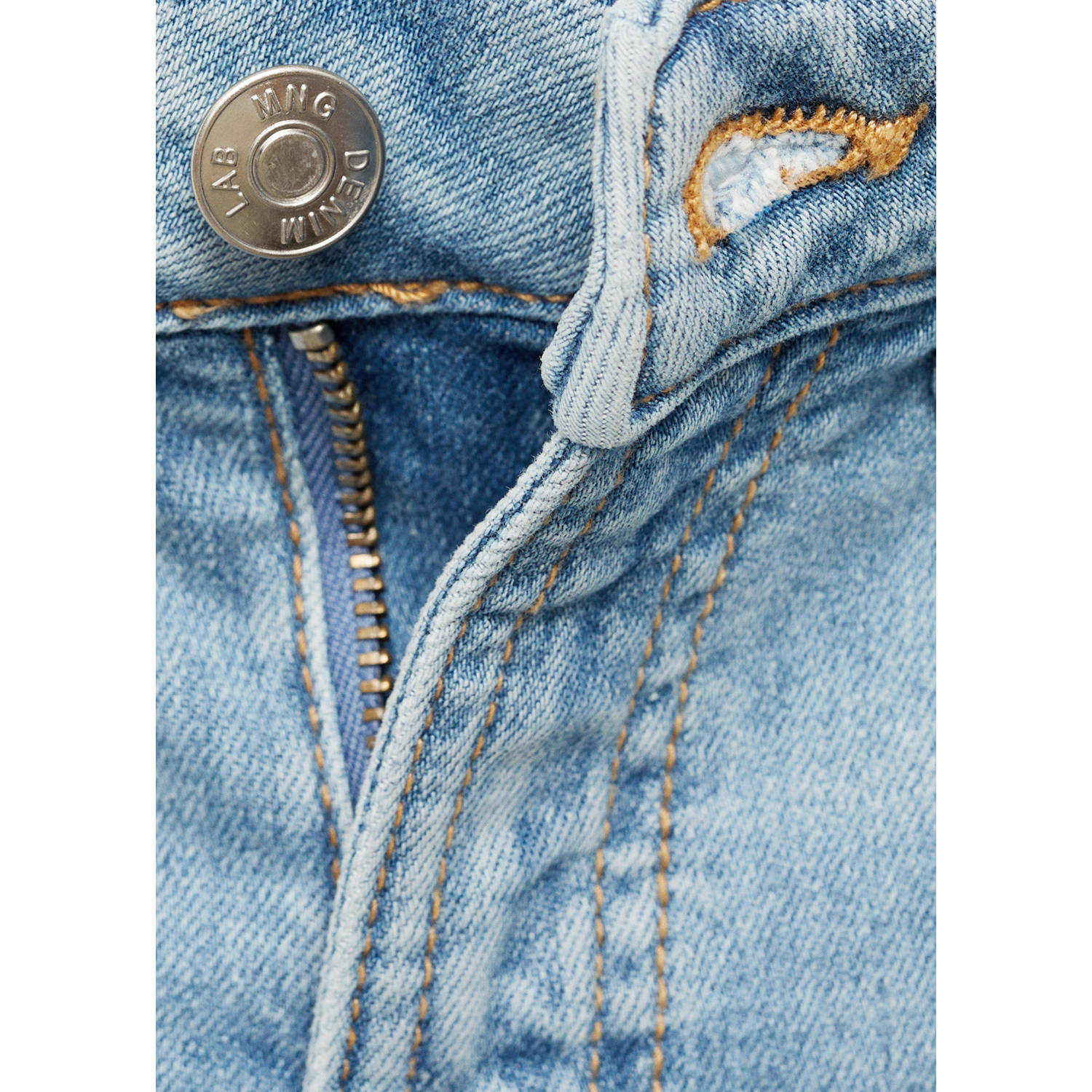 Mango Kids slim fit jeans light blue denim